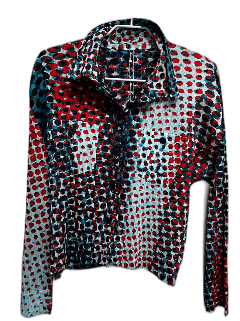 Issey Miyake PP Polka Dot Shirt Top - dmc
