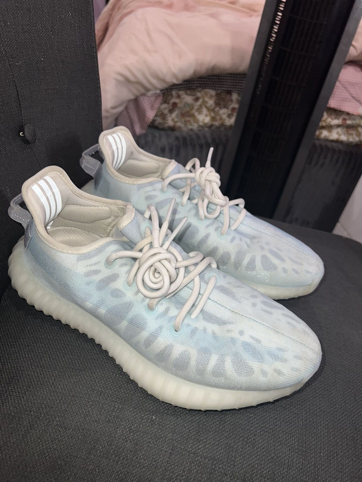 Adidas × Kanye West × Yeezy Yeezy Boost 350 V2 “Mono Ice” Size US 8.5 / IT 38.5 - 2 Thumbnail