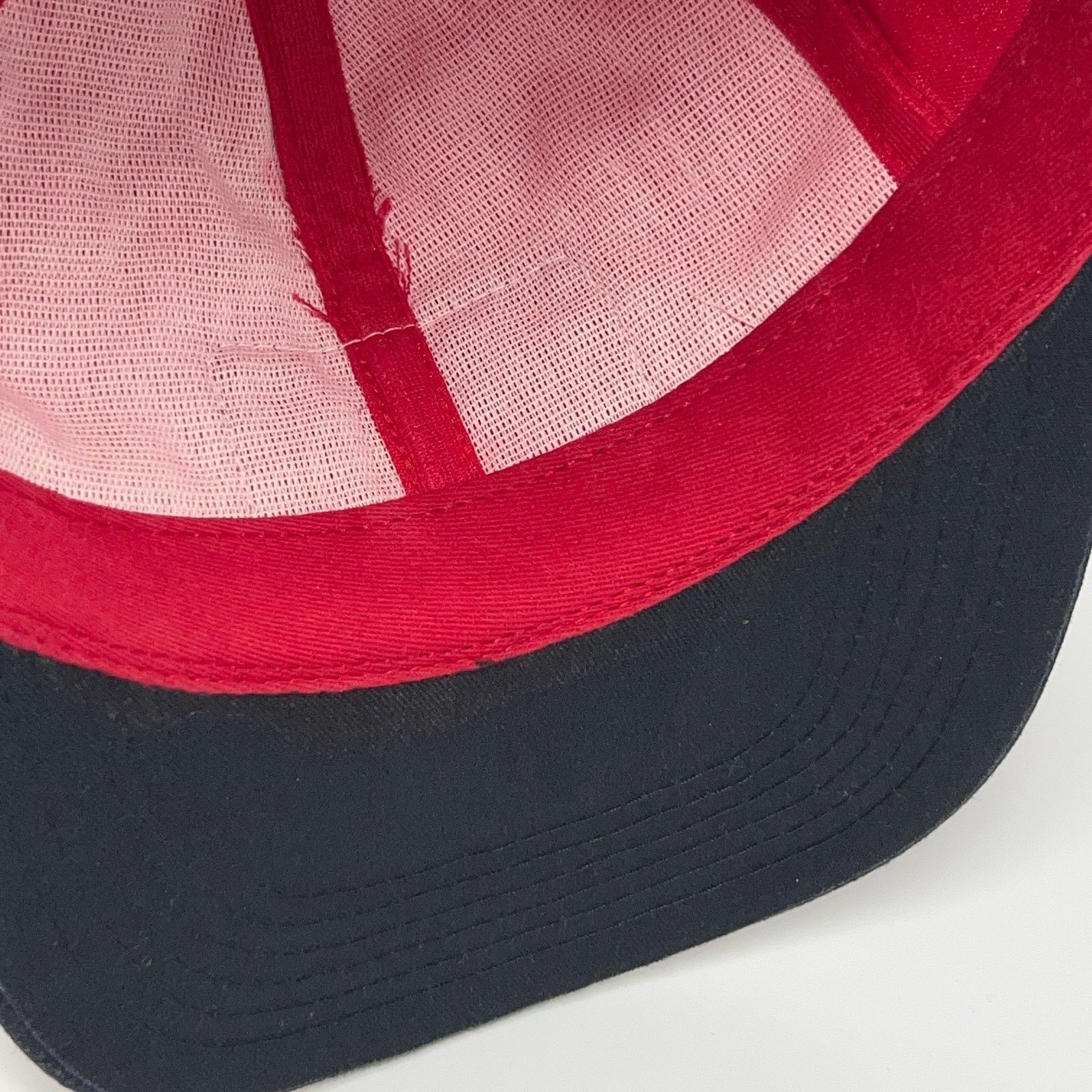Vintage Vintage 90s Burlington Route Hat Baseball Cap Railroad Red Size ONE SIZE - 5 Thumbnail