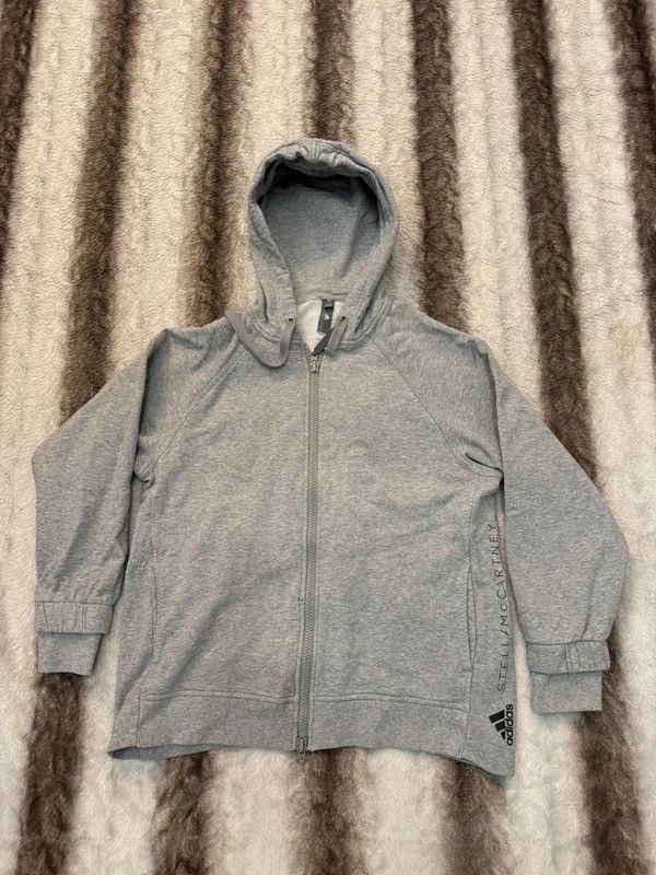 Adidas × Stella McCartney Adidas x Stella McCartney Zip Grey Hoodie size M Size M / US 6-8 / IT 42-44 - 1 Thumbnail