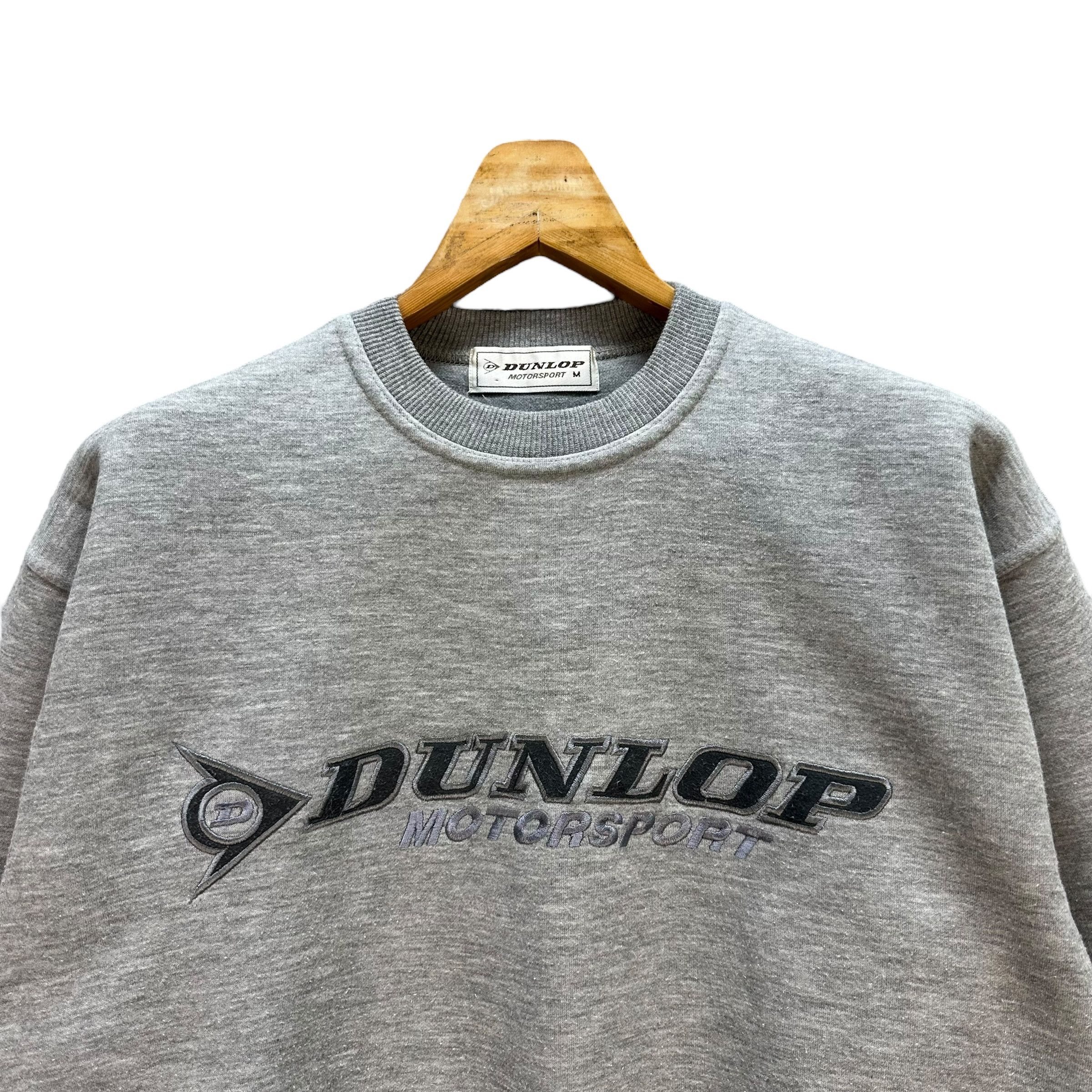 Dunlop Vintage 90's DUNLOP MOTORSPORT Crewneck Sweatshirt #A4-0082 Size US M / EU 48-50 / 2 - 2 Thumbnail