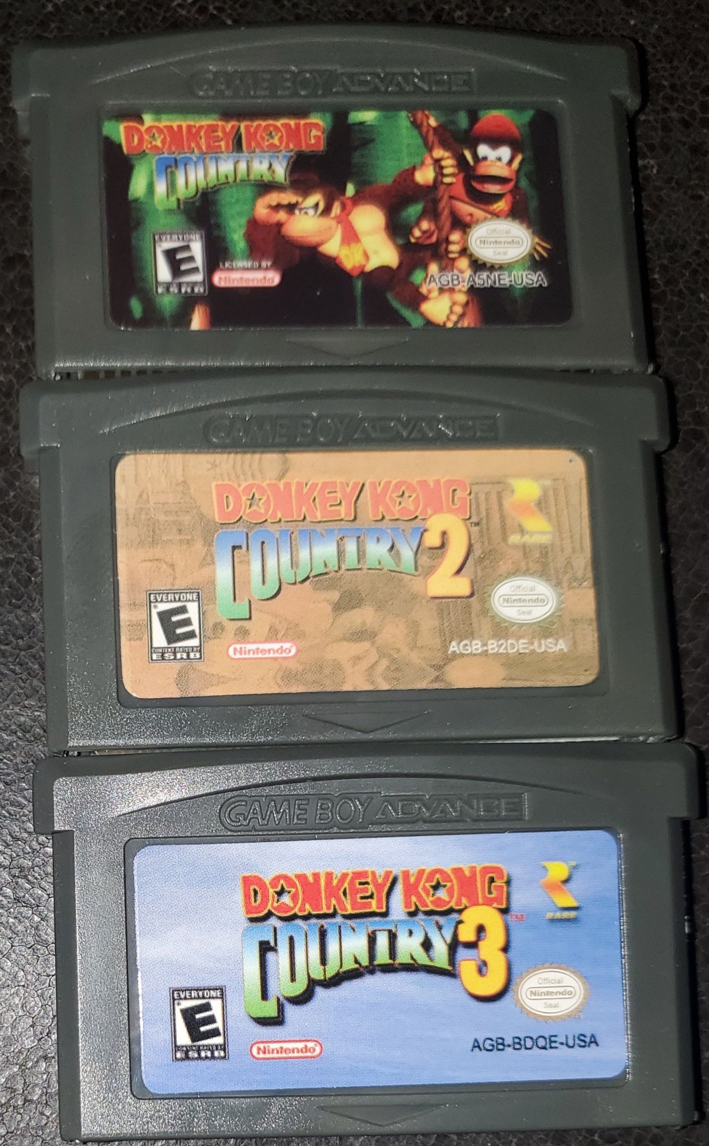Nintendo Donkey Kong Country DK 1 2 3 GBA Video Game Nintendo Size ONE SIZE - 1 Thumbnail