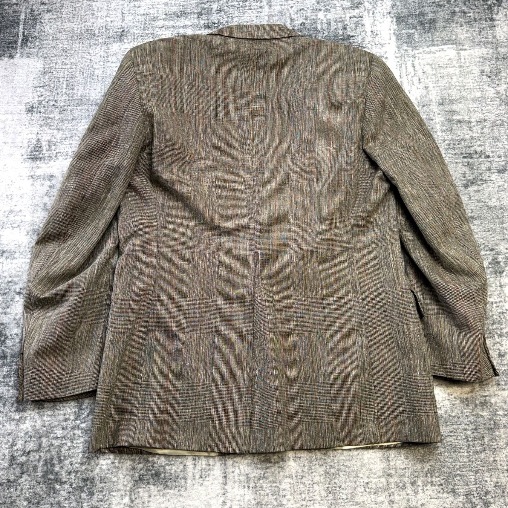 Ralph Lauren Vintage Ralph Lauren Polo University Club Blazer Jacket Mens 42 Glen Check Silk USA Size US XL / EU 56 / 4 - 7 Thumbnail