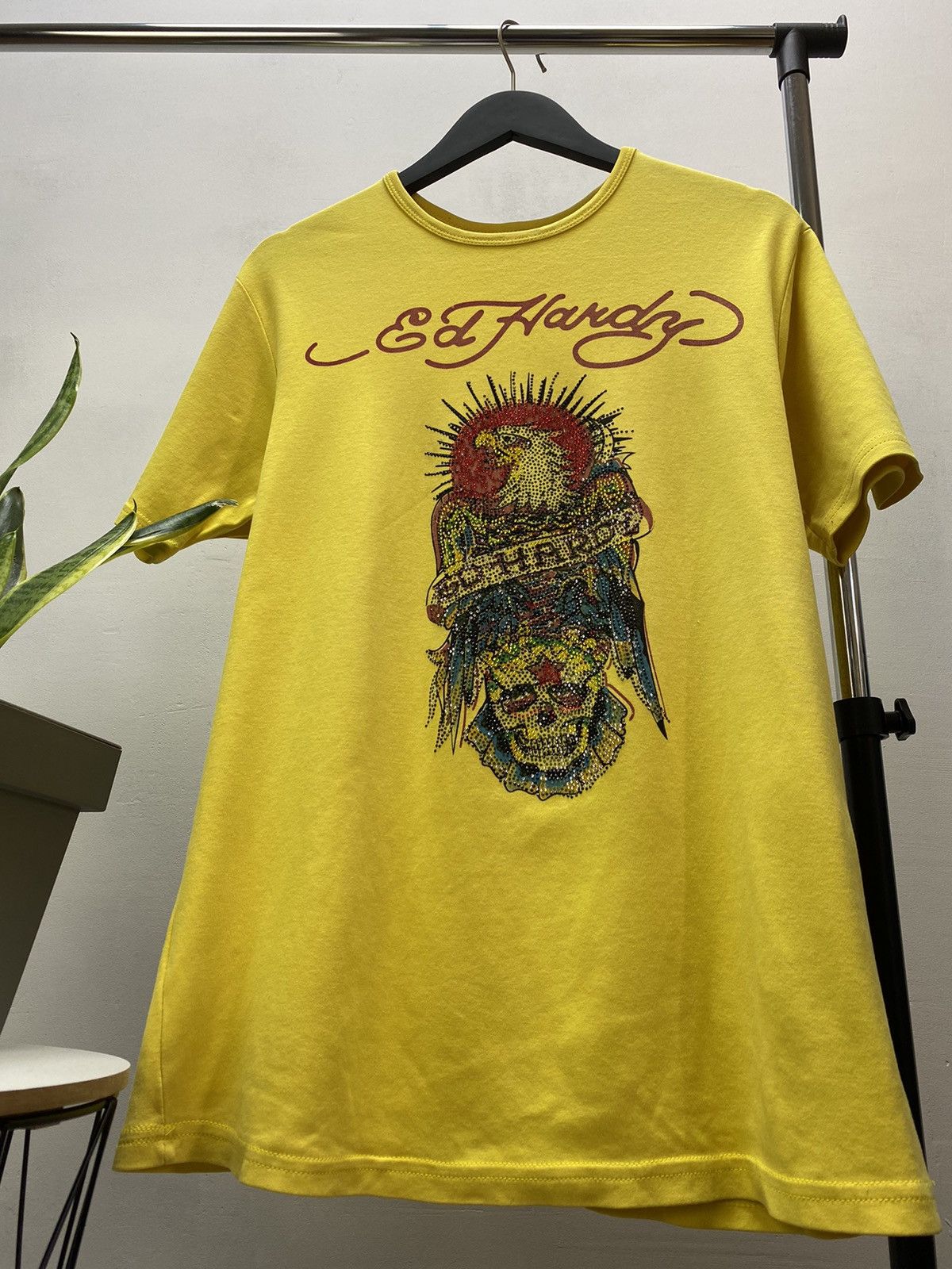 Christian Audigier Vintage Y2K Ed Hardy By Christian Audigier T Shirt Size US XXL / EU 58 / 5 - 2 Thumbnail