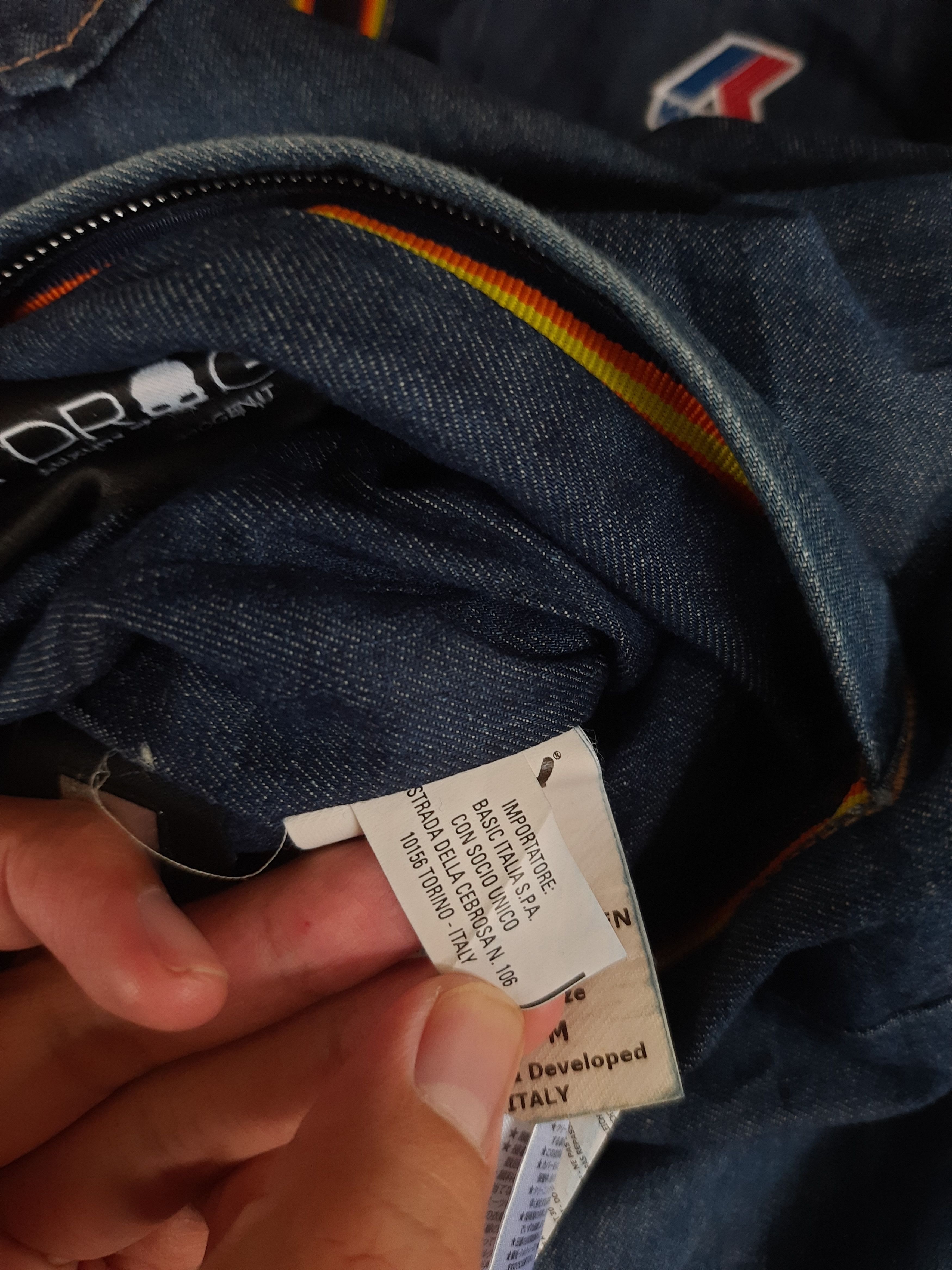HYDROGEN Hydrogen kway reversible nylon denim jacket Size US M / EU 48-50 / 2 - 8 Thumbnail