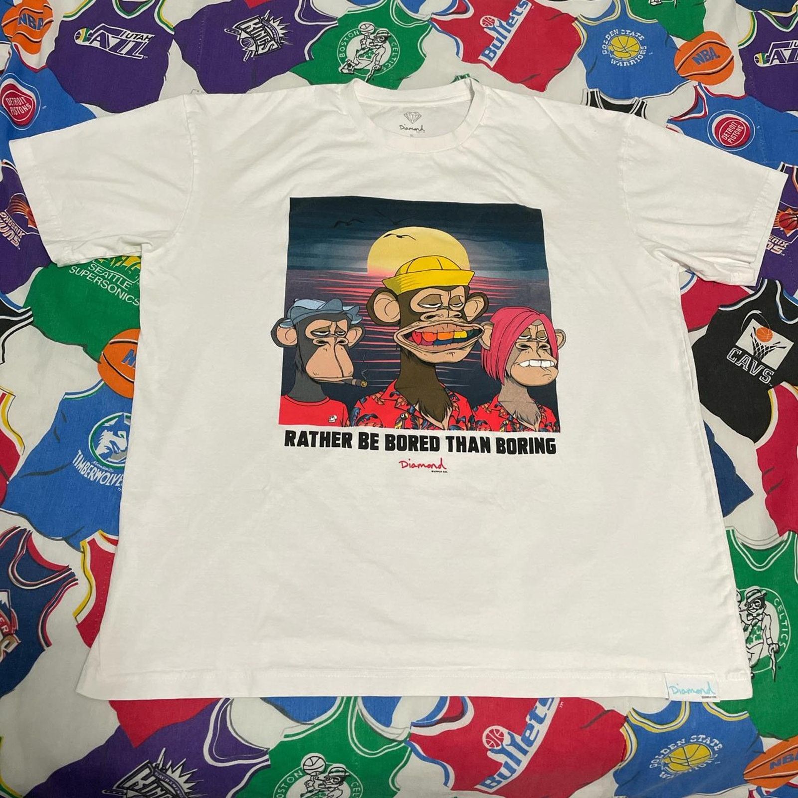 Diamond Supply Co. Diamond Supply Co. Men's 3 Some Ape Tee Size XL Size US XL / EU 56 / 4 - 1 Thumbnail