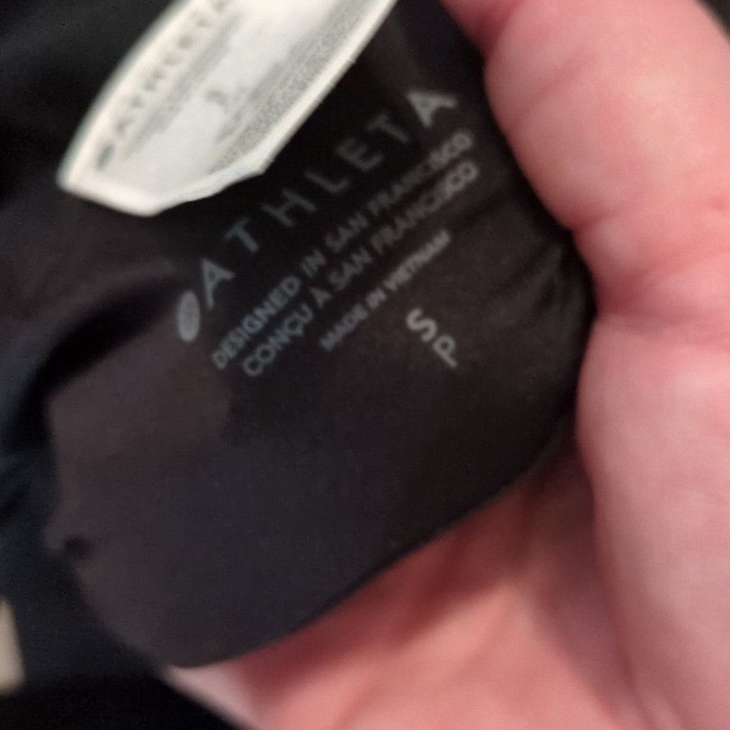 Athleta Athleta Black Crossed Tankini Size Small Size ONE SIZE - 5 Thumbnail