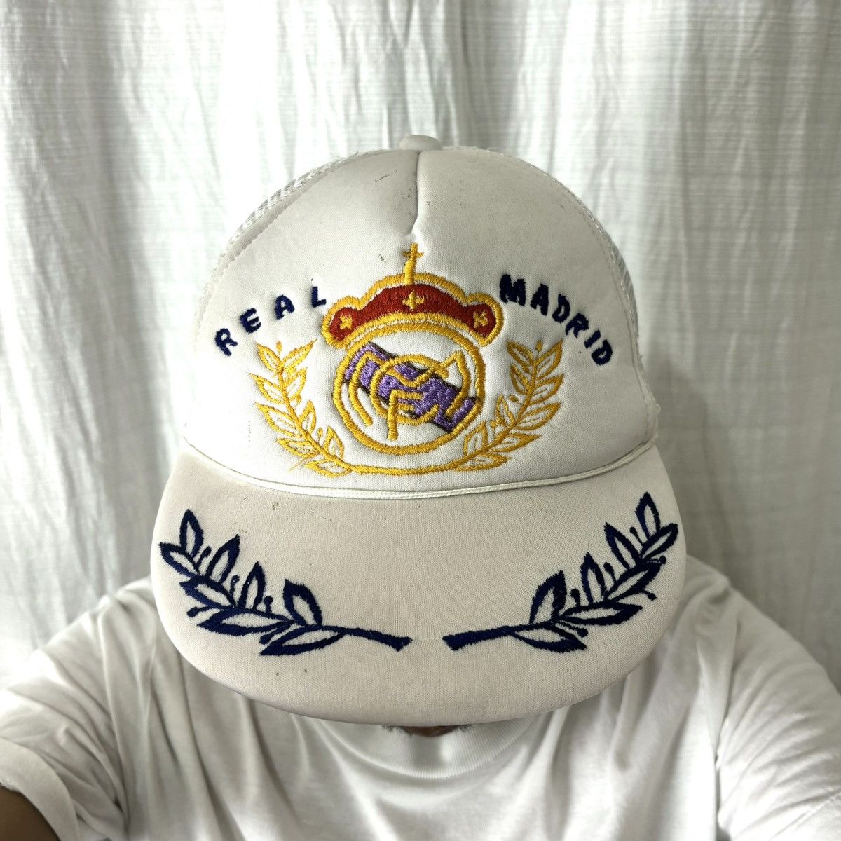 Vintage VINTAGE REAL MADRID HAT Size ONE SIZE - 2 Thumbnail
