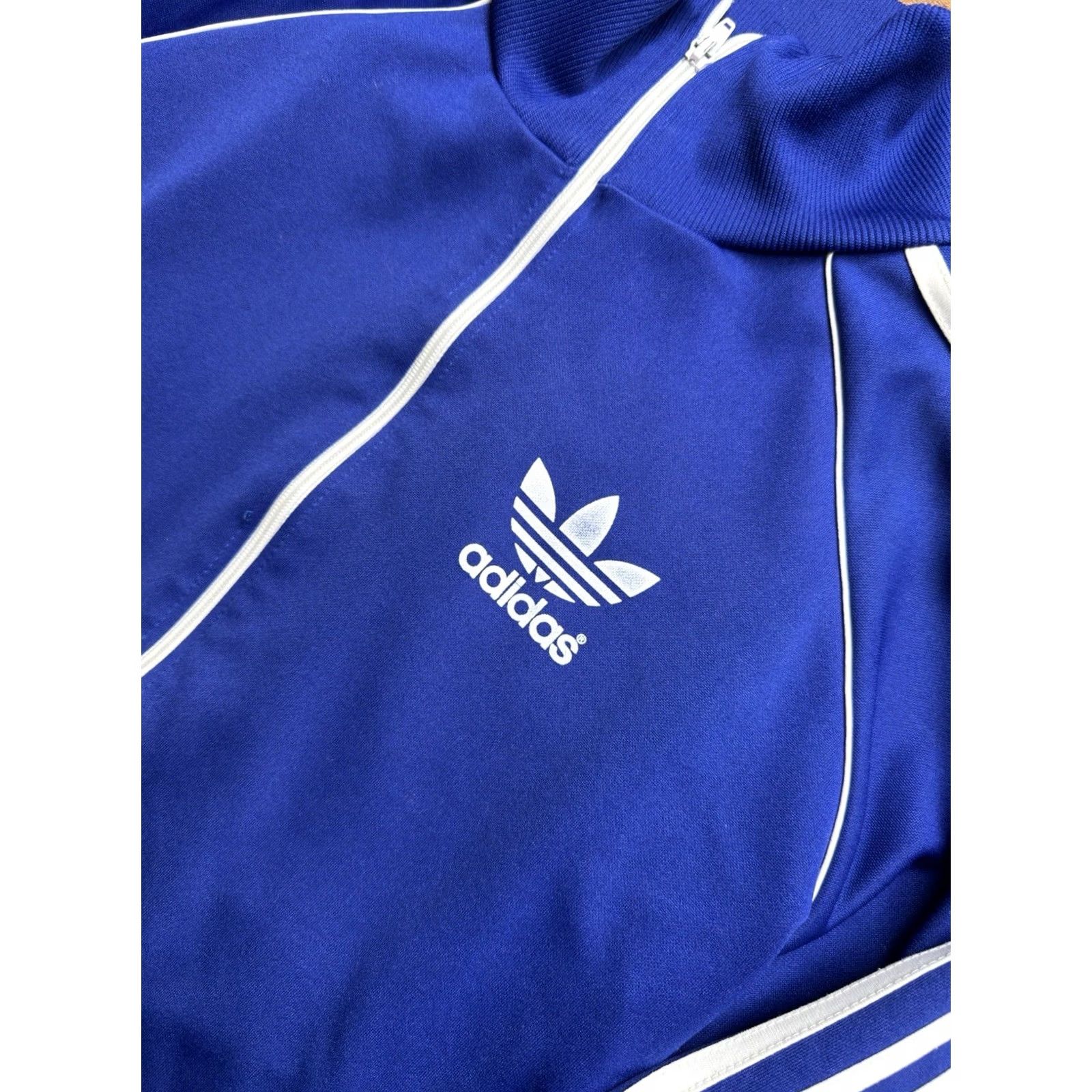 Adidas VINTAGE adidas Track Suit Blue 2 Piece Men’s M Jacket Pants Set Size 40R - 7 Thumbnail