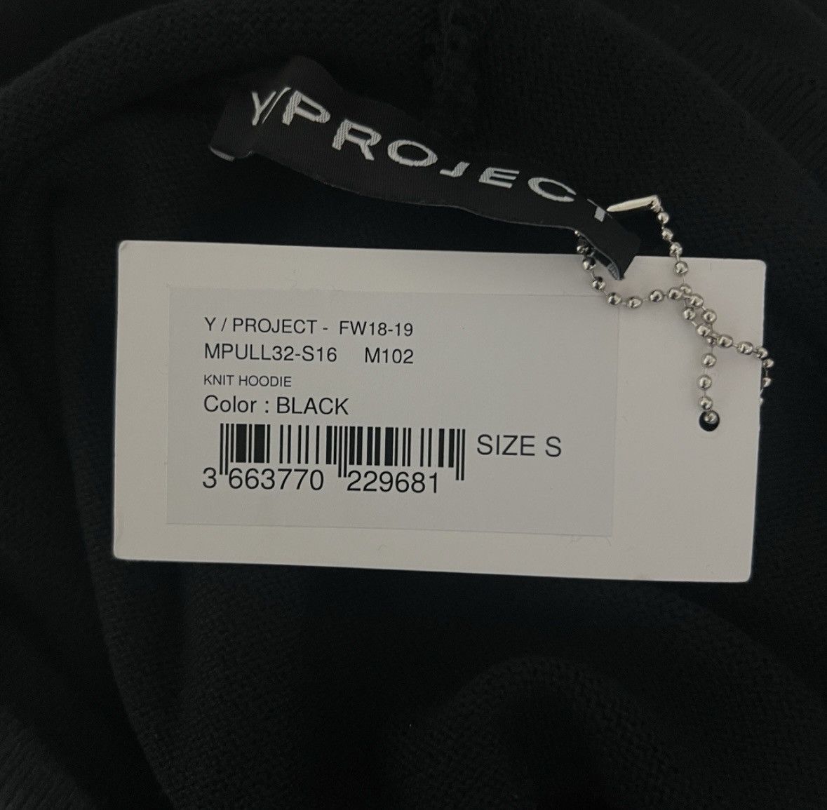 Y/Project Y/Project Knit Hoodie Size US S / EU 44-46 / 1 - 7 Thumbnail