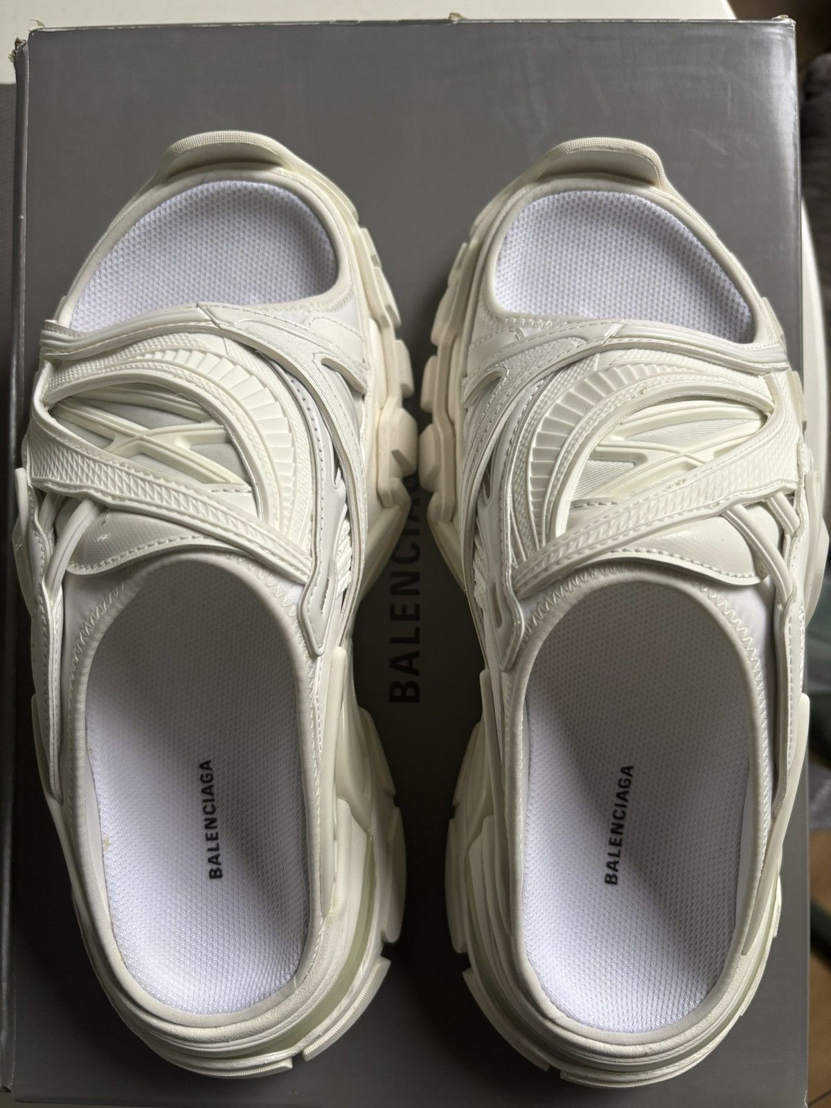 Balenciaga Balenciaga Track Slide NEW Size 38 Size US 8 / IT 38 - 1 Thumbnail