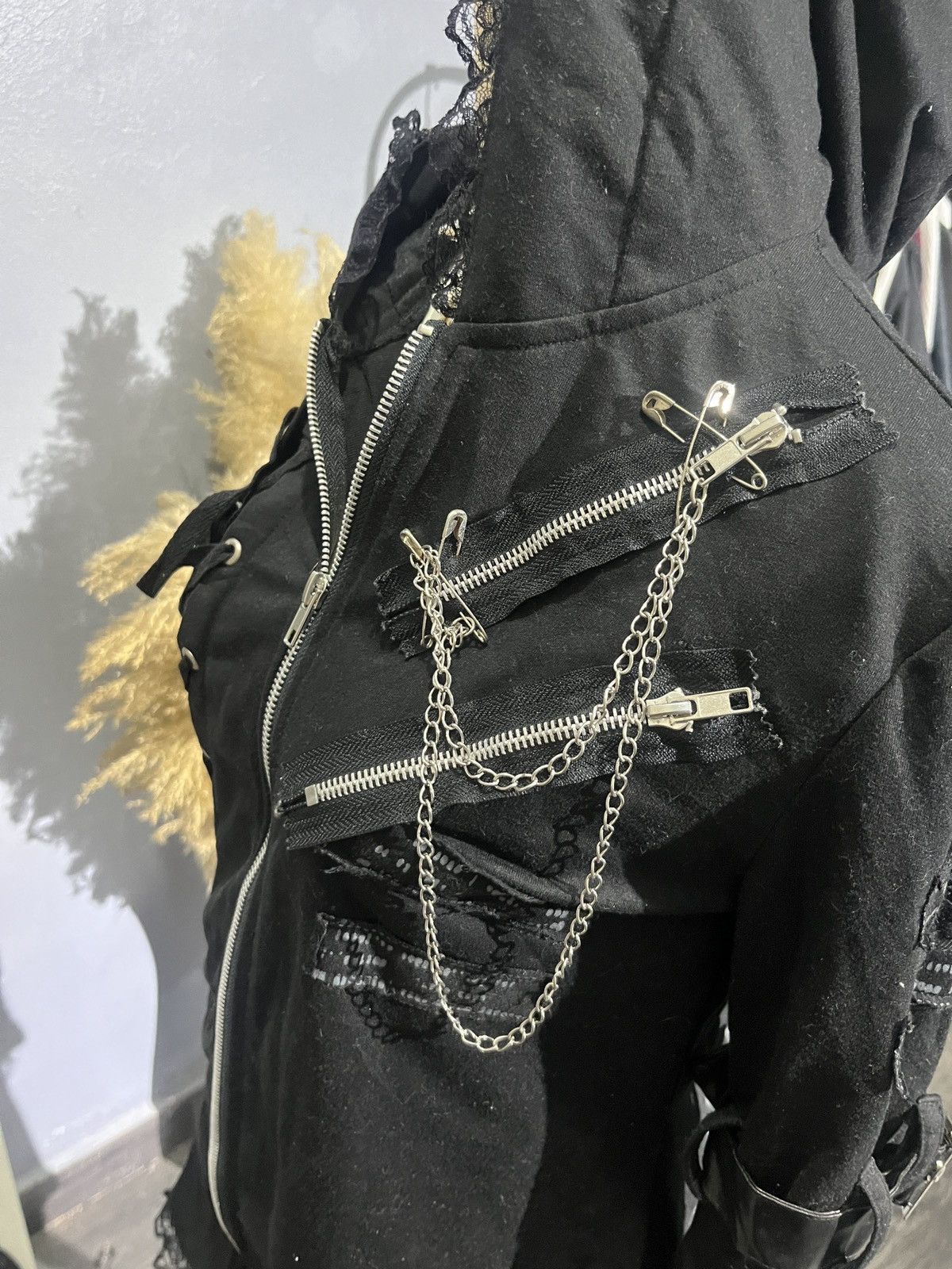 If Six Was Nine 🔥RARE🔥 ACDC RAG ANARCHY SEDITIONARIES PUNK CAT HOODIE DESIGN Size S / US 4 / IT 40 - 8 Thumbnail