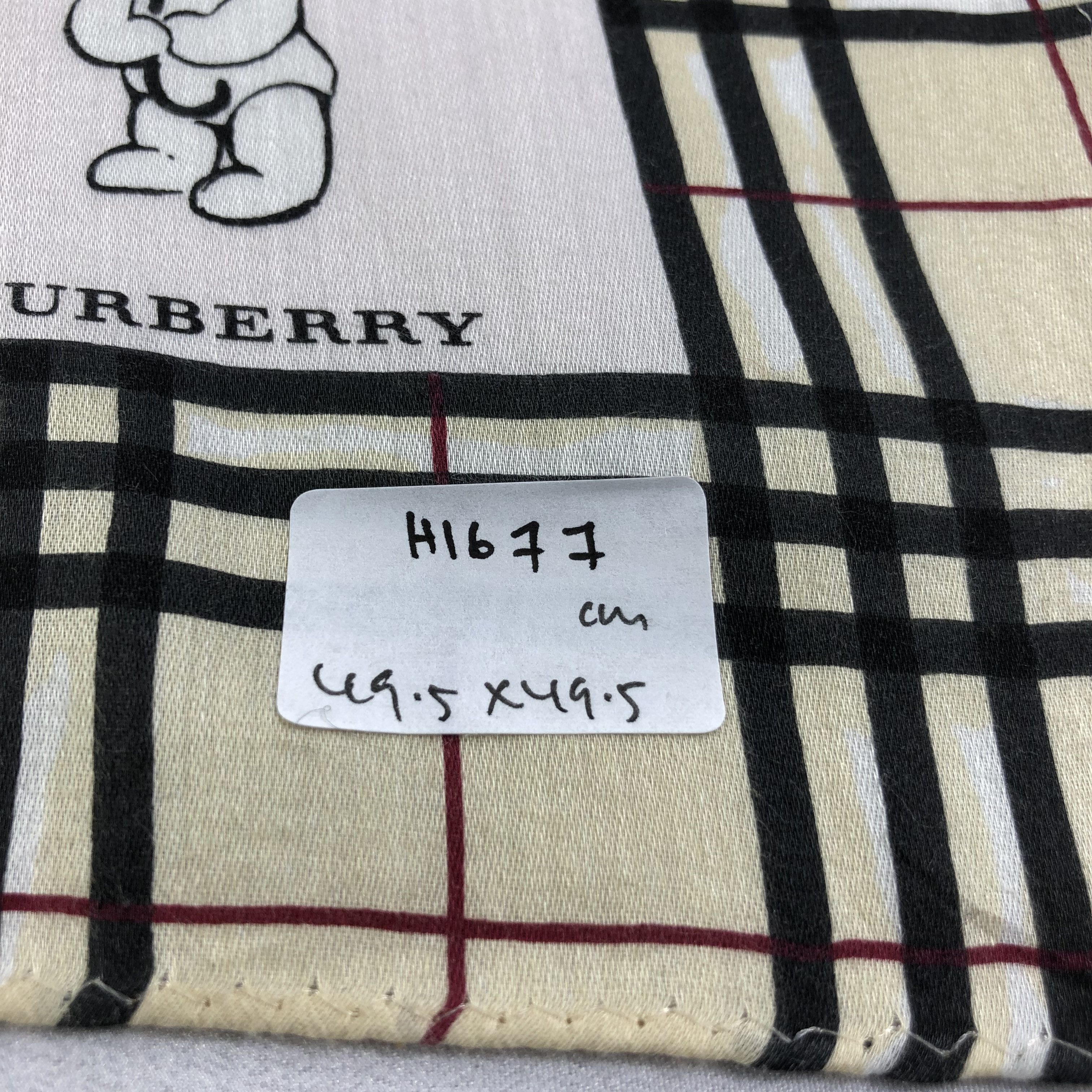 Burberry Burberry Bears Handkerchief Neckerchief Bandana H1677 Size ONE SIZE - 10 Thumbnail