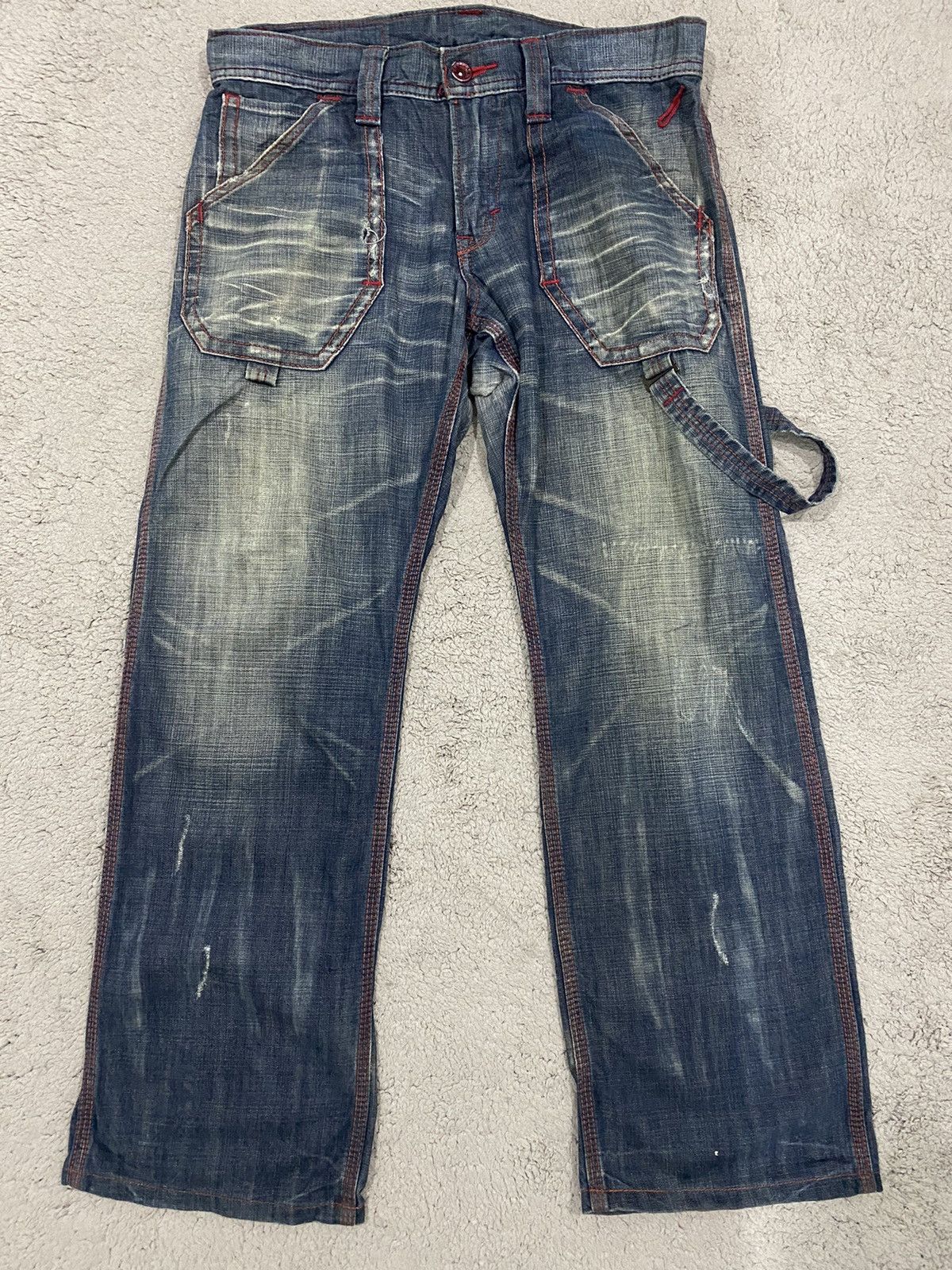 Edwin Edwin Bluetrip Bondage Punks Style Denim Pants Size US 33 - 12 Thumbnail