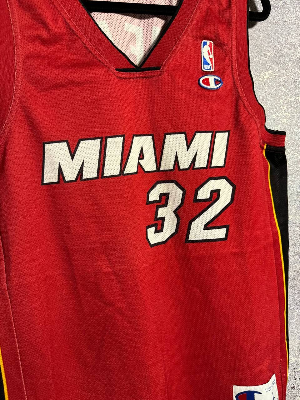 Champion × NBA O'NEAL 90's Miami Heat NBA Jersey Large Size US L / EU 52-54 / 3 - 8 Thumbnail