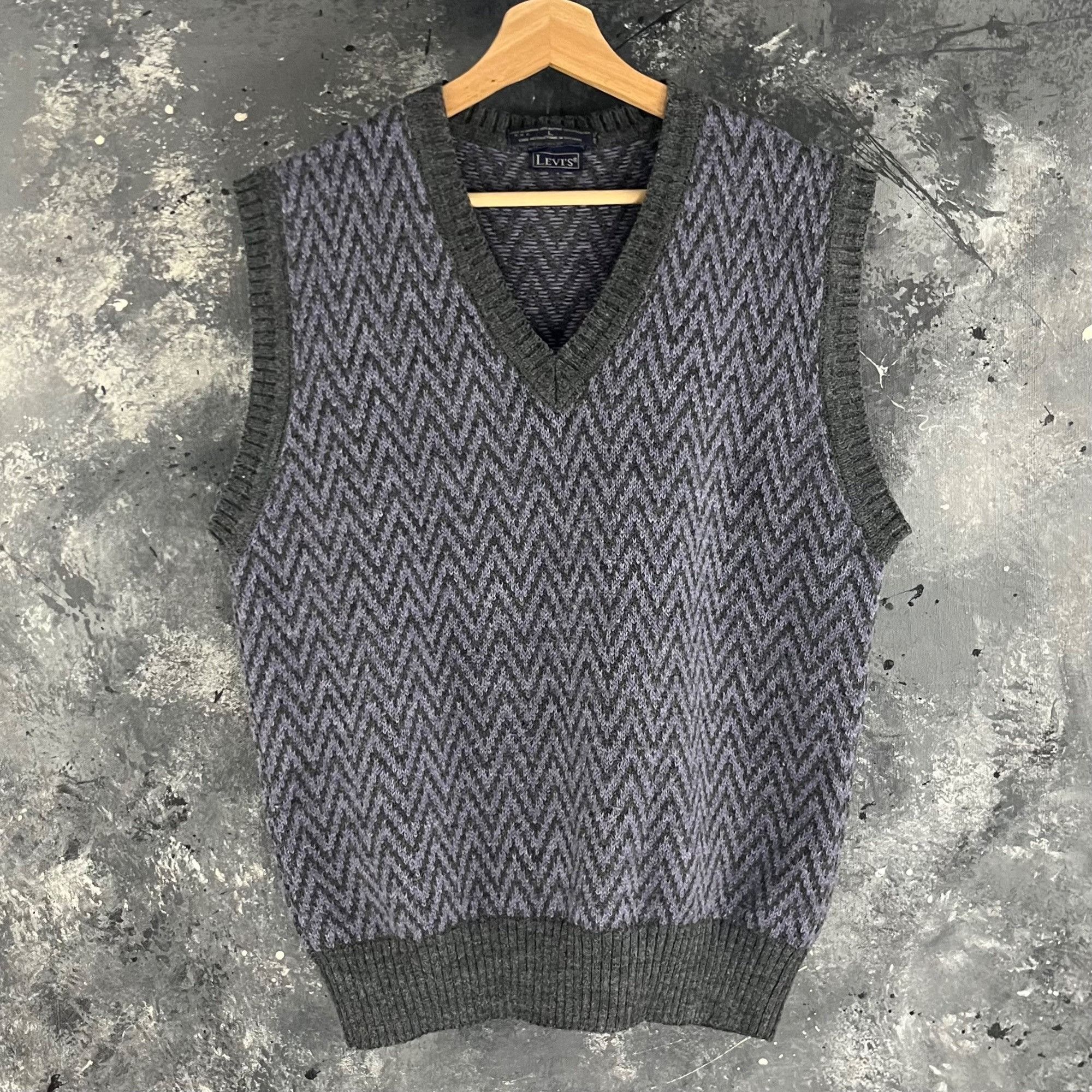 Levi's × Vintage Vintage 80’s Levi’s geometric vest Size US M / EU 48-50 / 2 - 1 Thumbnail