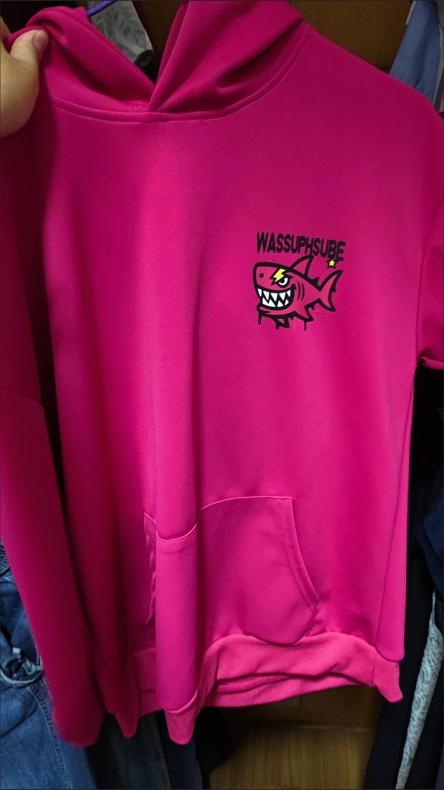 Other Shark Print Hoodie – Fire Dragon Fruit Pullover Size XL / US 12-14 / IT 48-50 - 2 Thumbnail