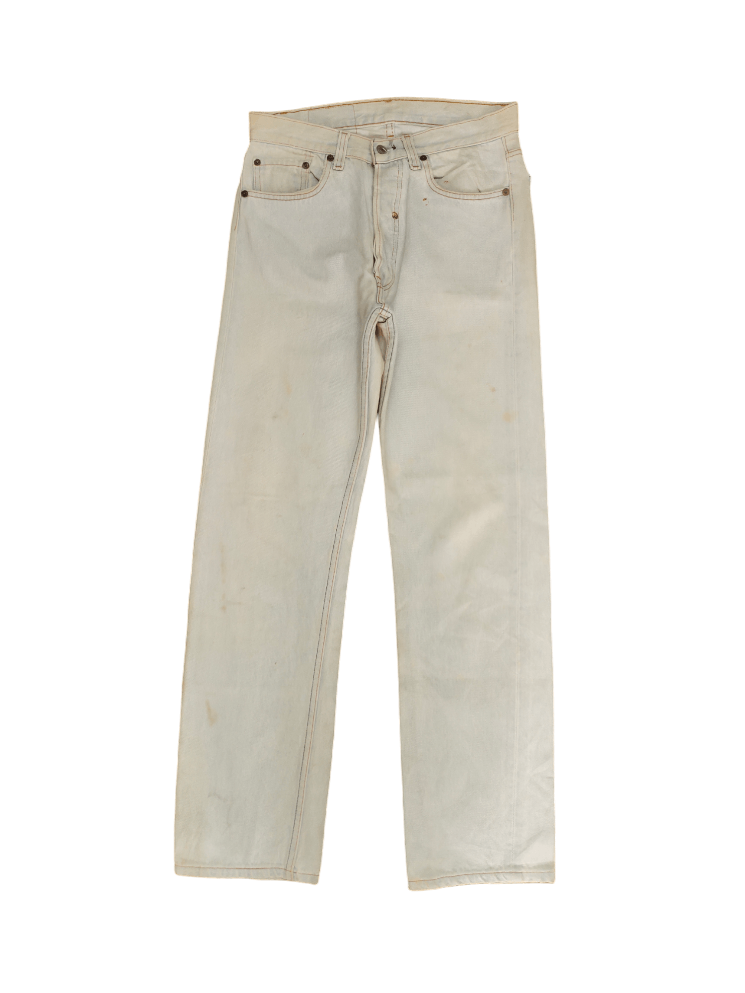 Levi's Vintage 80s Levis 501 Light Dirty Wash Denim Jeans Size US 29 - 1 Thumbnail