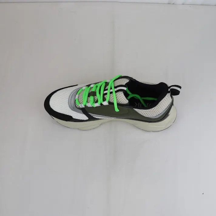 Dior o1rshd1 B22 Calf Mesh Sneakers in Green/Beige Size US 10 / EU 43 - 8 Thumbnail