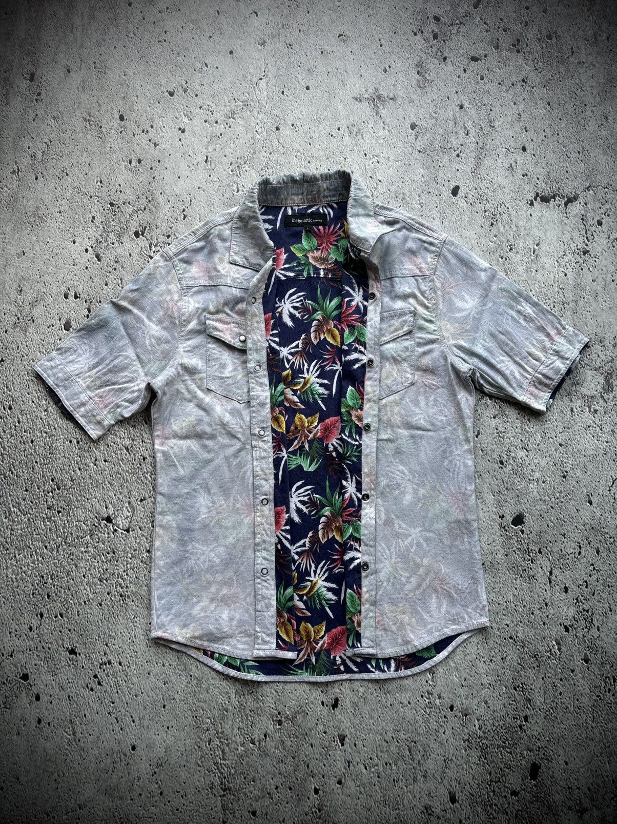In The Attic Y2k In the attic homme floral hawaii style shirt Size US L / EU 52-54 / 3 - 2 Thumbnail