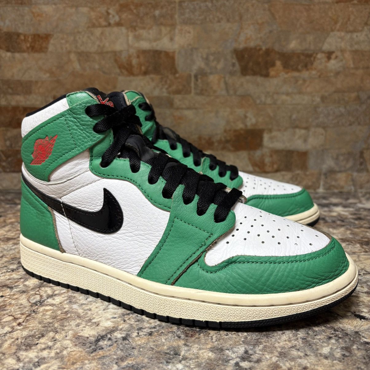 Jordan Brand × Nike Air Jordan 1 Retro OG High Lucky Green Women's Size 8 Size US 8 / IT 38 - 2 Thumbnail