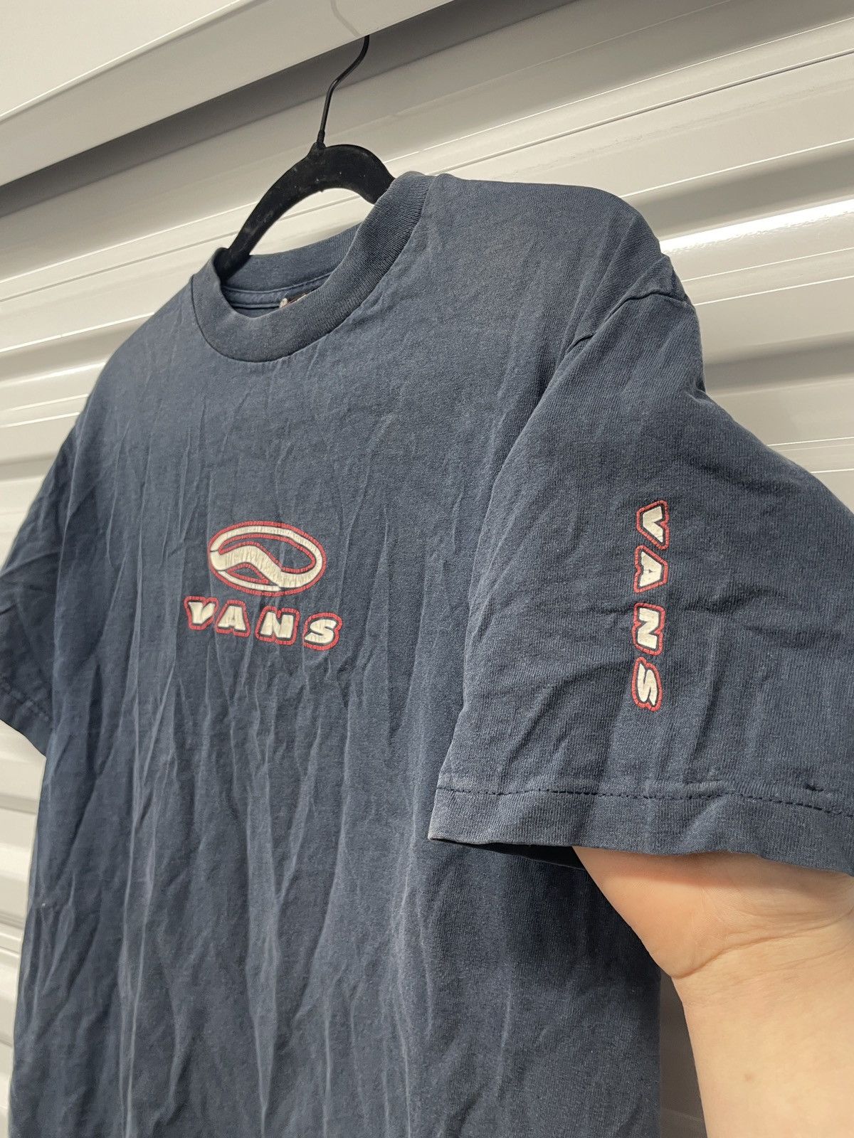 Vans Vintage 90s 00s Vans faded box logo tshirt Size US M / EU 48-50 / 2 - 2 Thumbnail