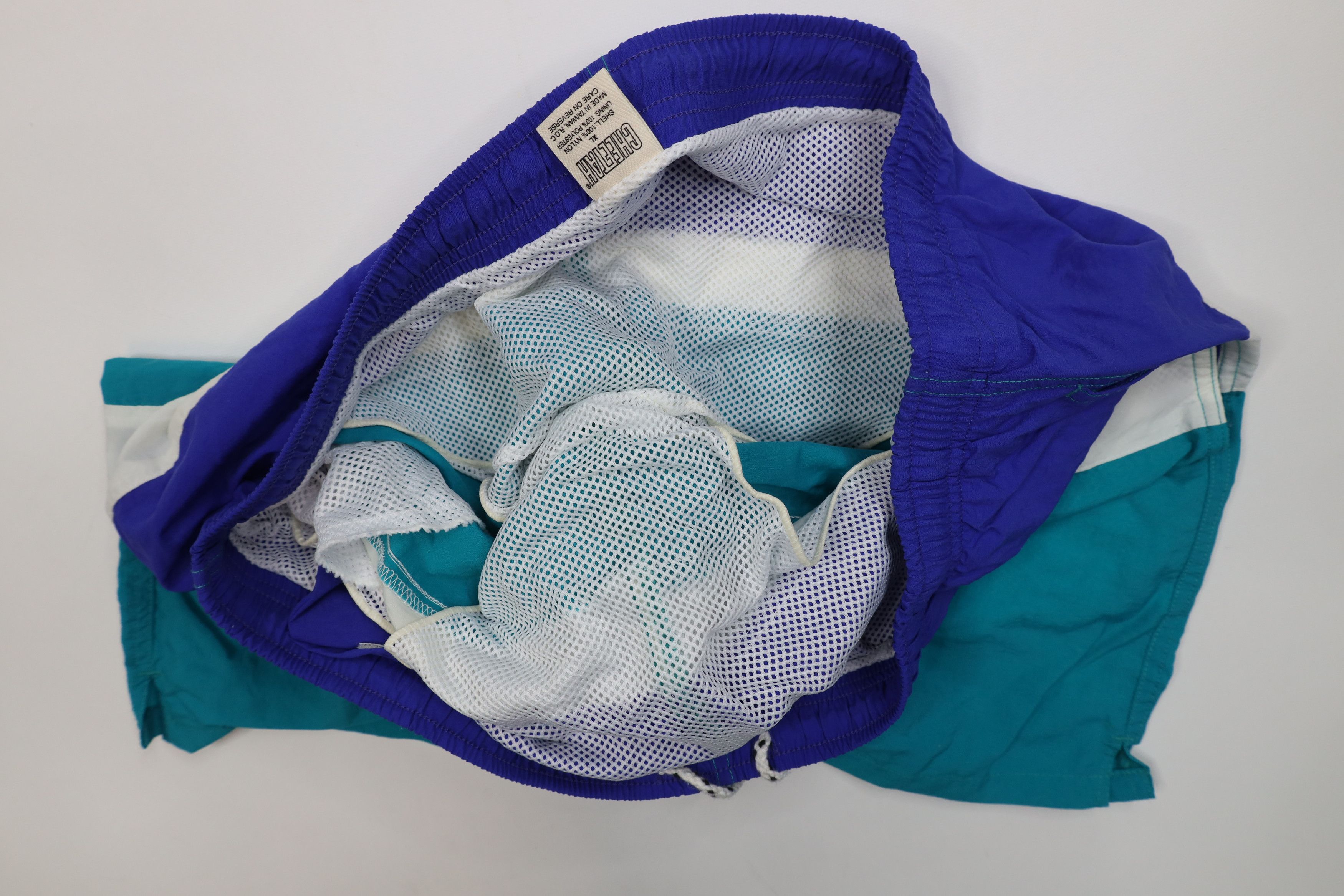 Vintage Vintage 90s Streetwear Lined Above Knee Shorts Swim Trunks Size US 36 / EU 52 - 7 Thumbnail