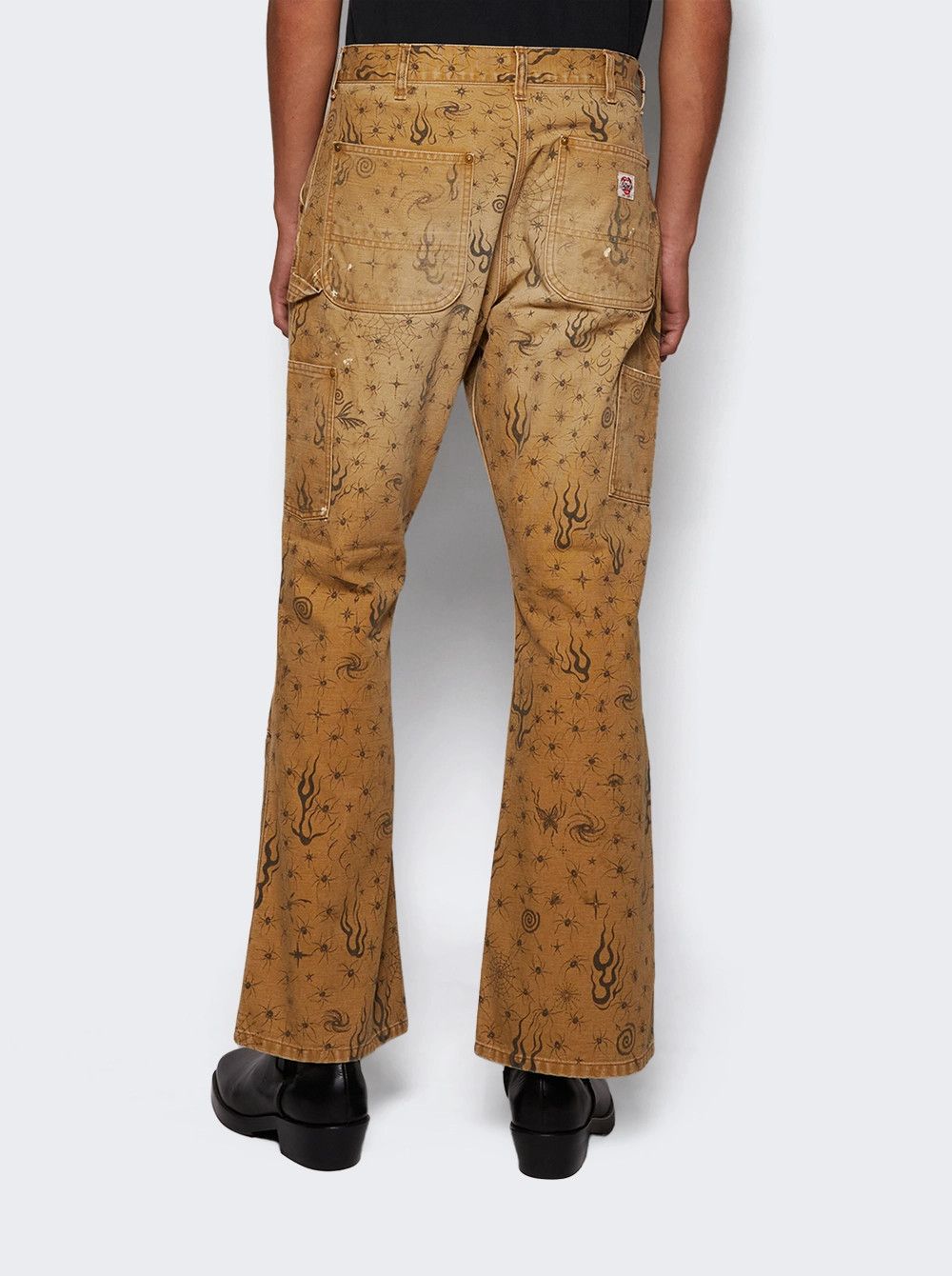 Saint Michael o1mle0326 Double Denim Knee Pants in Neutrals Size US 36 / EU 52 - 6 Thumbnail