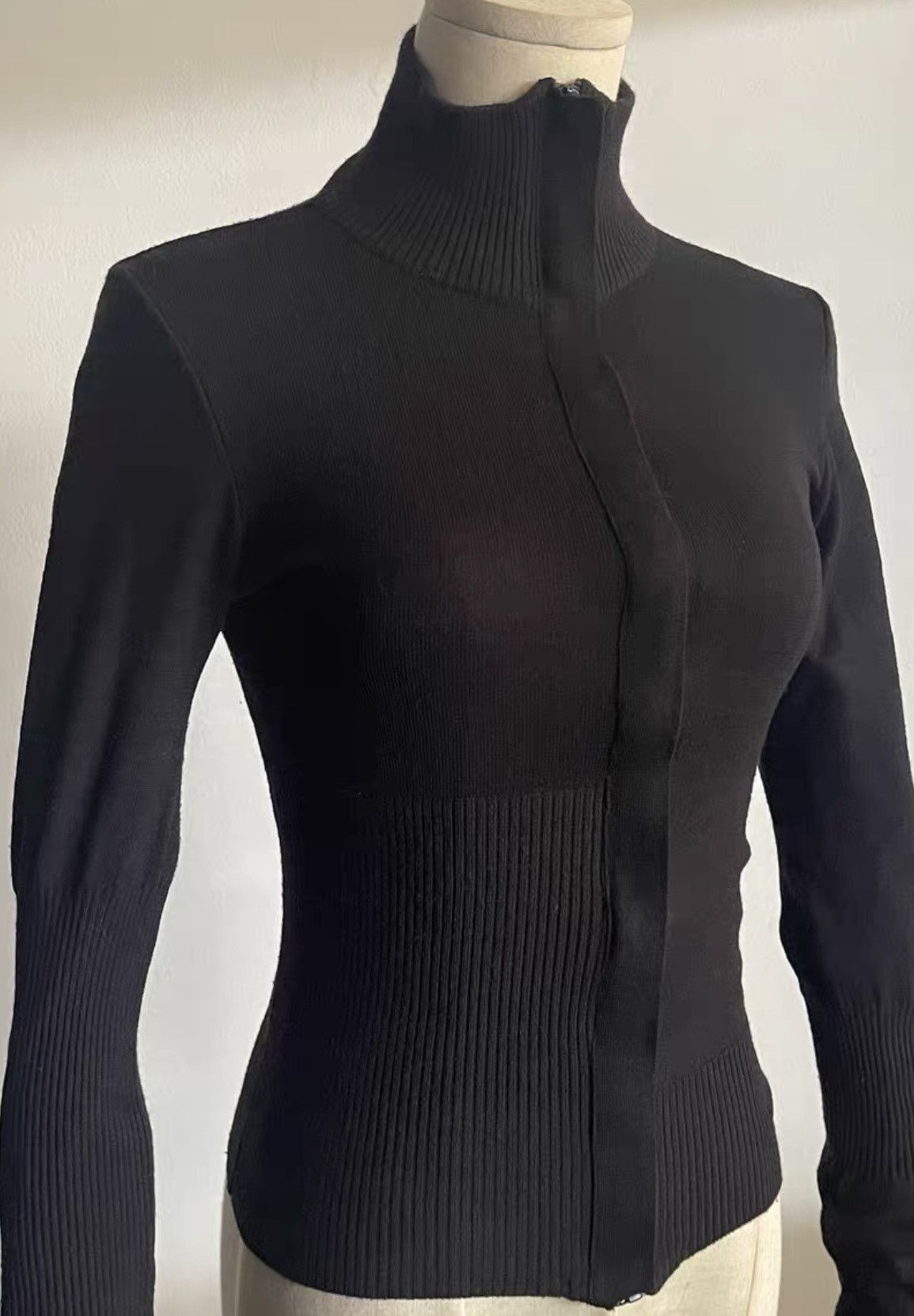Dirk Bikkembergs Dirk Bikkembergs | 03fw • Zippered Knit Bottoming Top Size S / US 4 / IT 40 - 3 Thumbnail