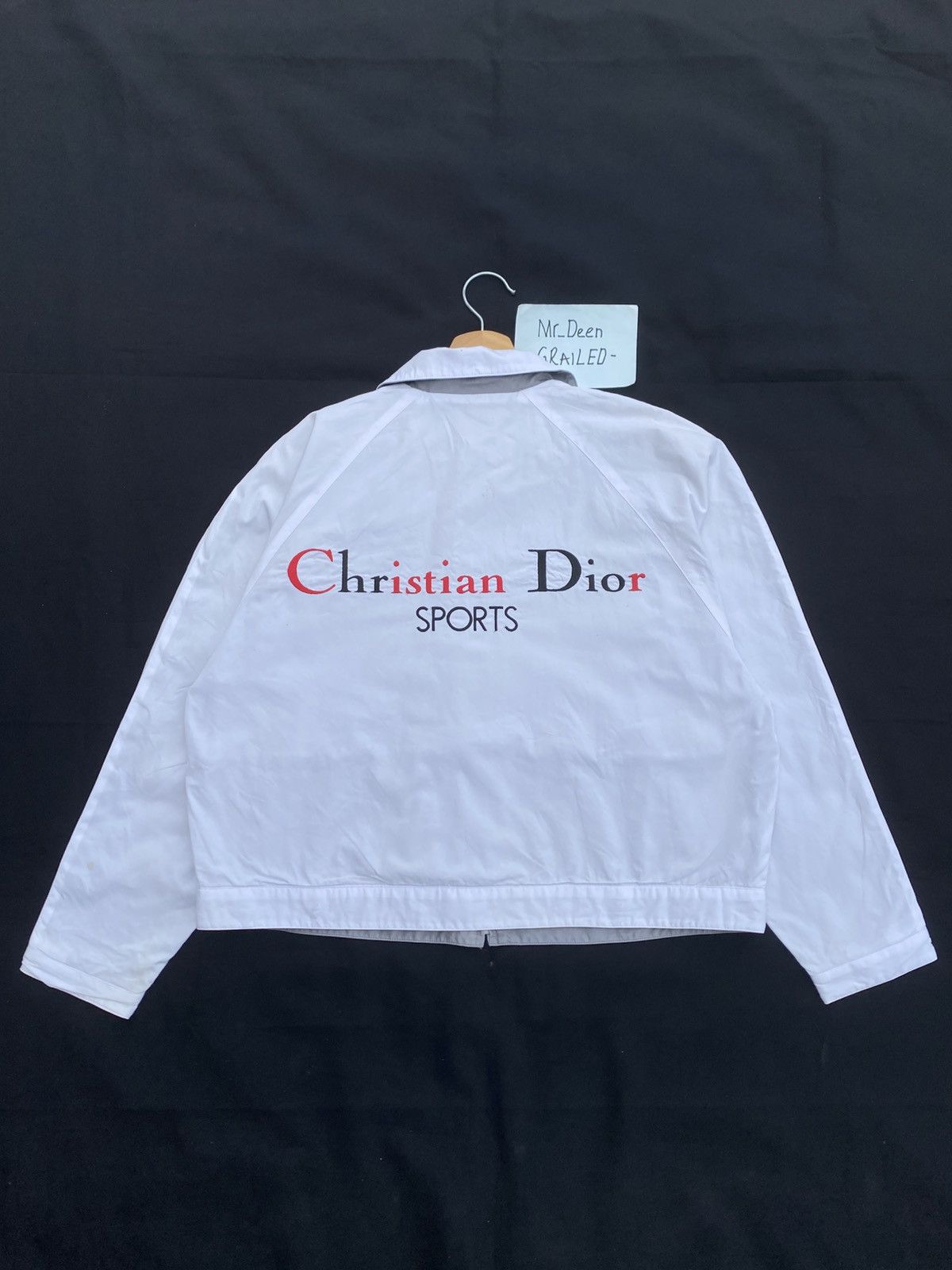 Christian Dior Monsieur Rare Vtg Christian Dior Spellout Reversible Cotton Jacket Size US M / EU 48-50 / 2 - 1 Thumbnail