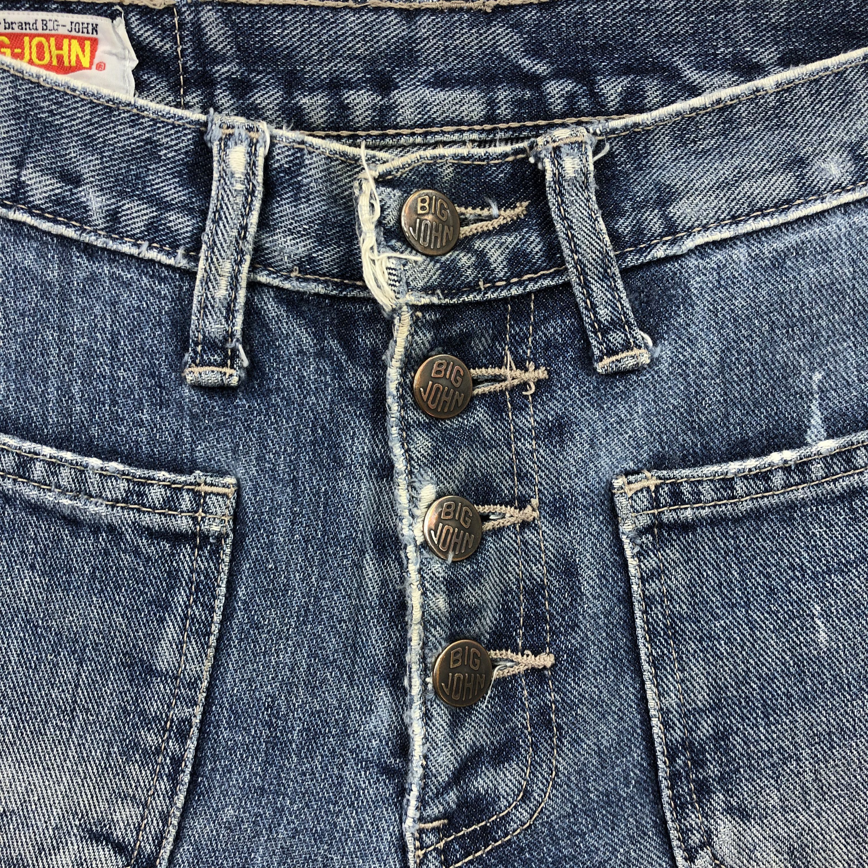 Big John Vintage Big John Flare Distressed Bush Pants Jeans Denim Size 28" / US 6 / IT 42 - 8 Thumbnail