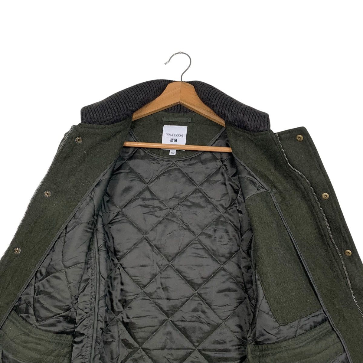 JW Anderson × Uniqlo JW ANDERSON Dark Green Wool Rancher Jacket #2744-C124 Size US S / EU 44-46 / 1 - 12 Thumbnail