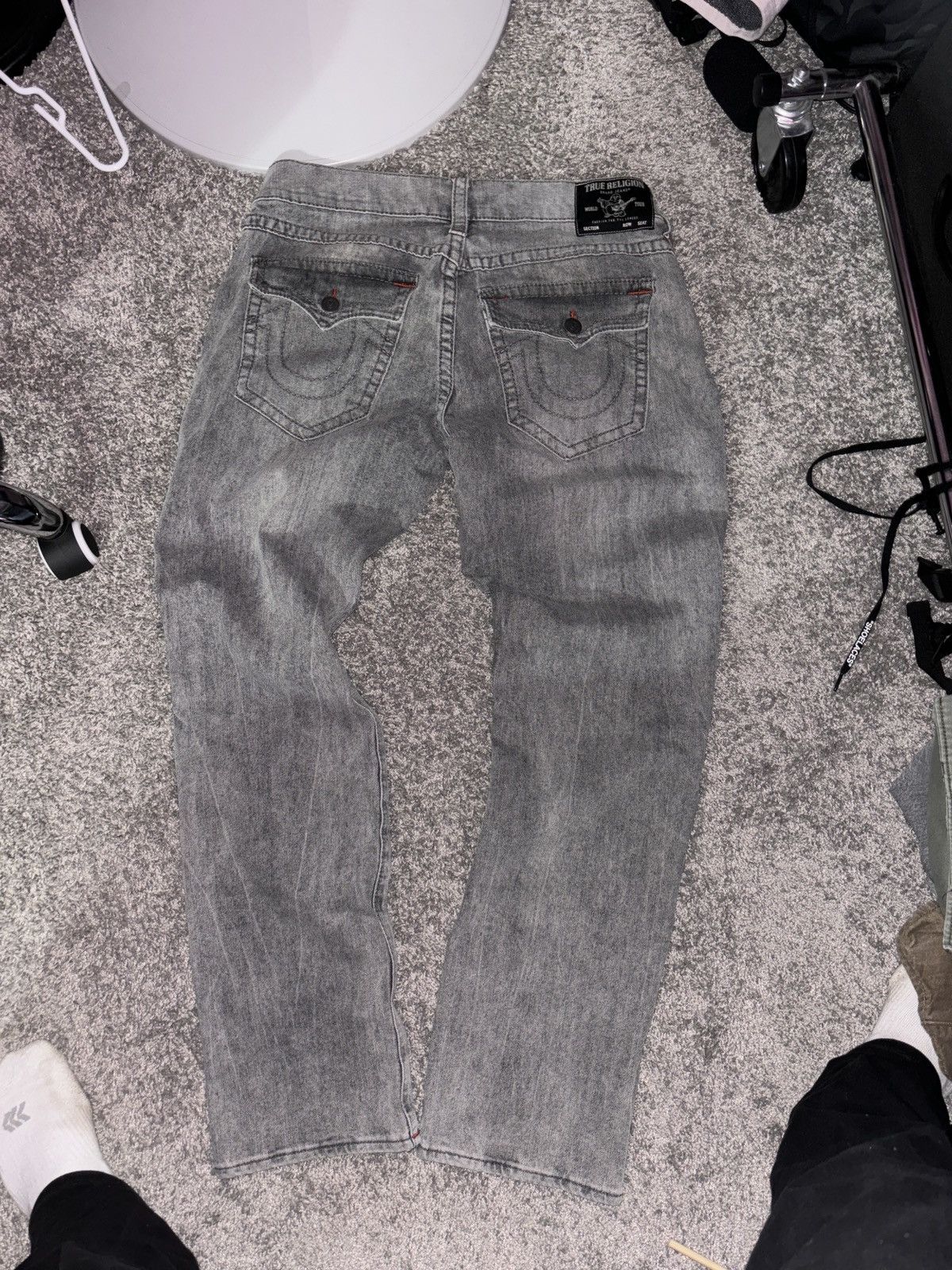 True Religion × Vintage grey true religion pants Size US 36 / EU 52 - 2 Thumbnail