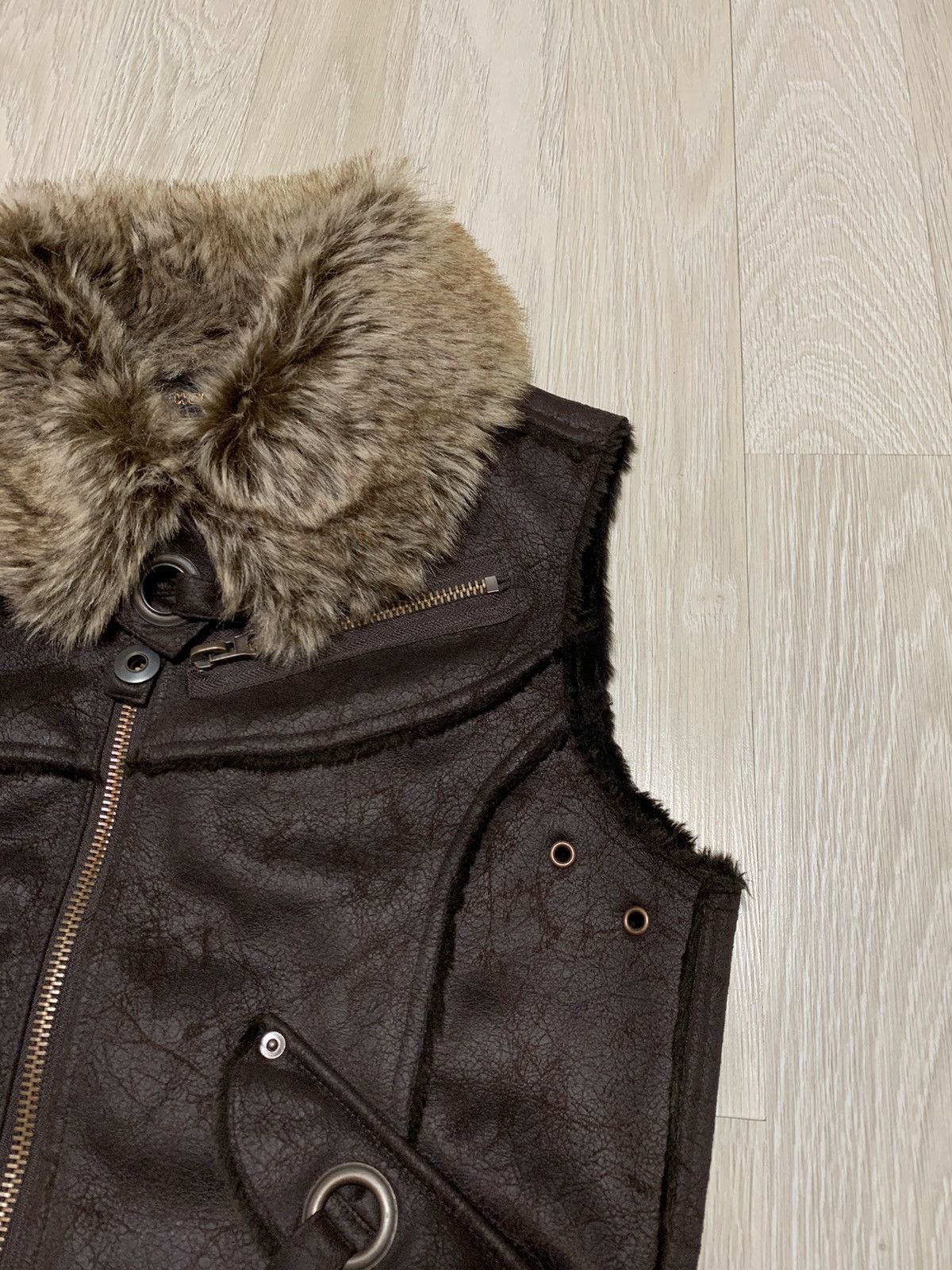 Japanese Brand × Vintage Vintage faux fur vests Size M / US 6-8 / IT 42-44 - 7 Thumbnail