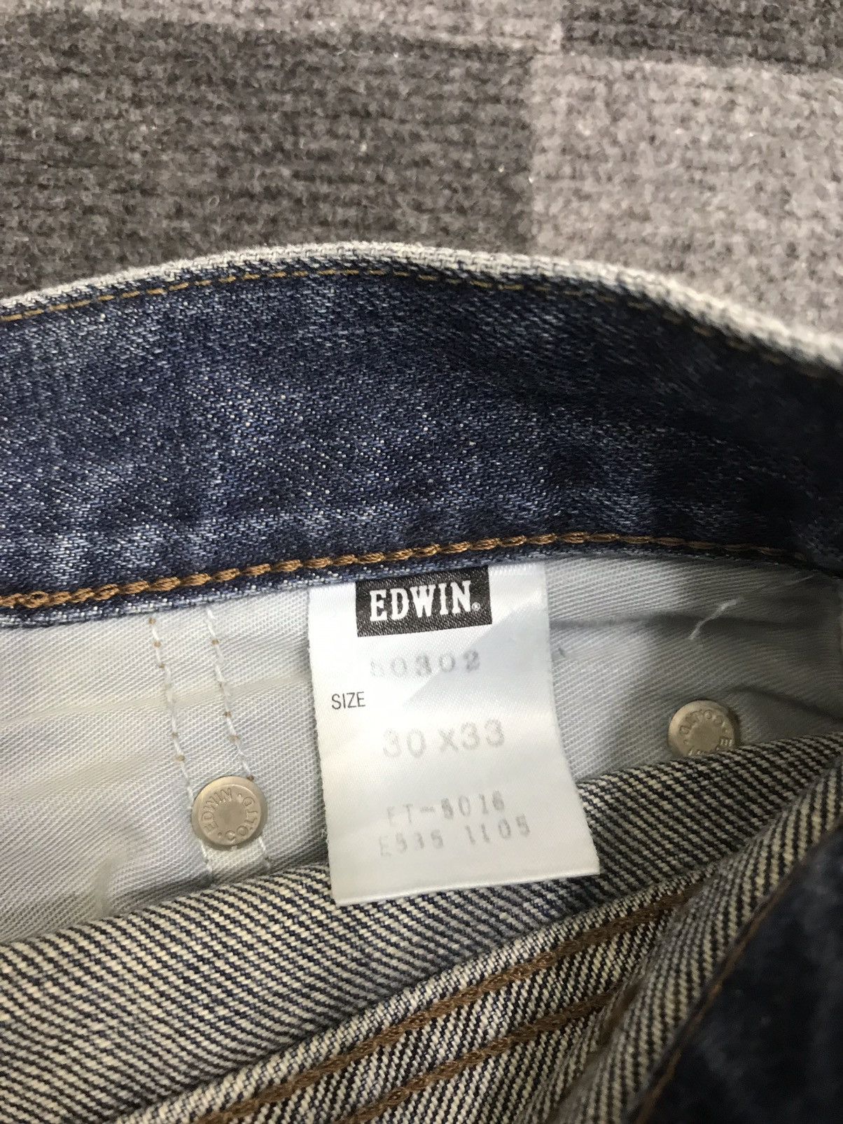 Edwin × Japanese Brand 💥MINIMALIST💥EDWIN 503 REGULAR DENIM F437 Size US 29 - 19 Thumbnail