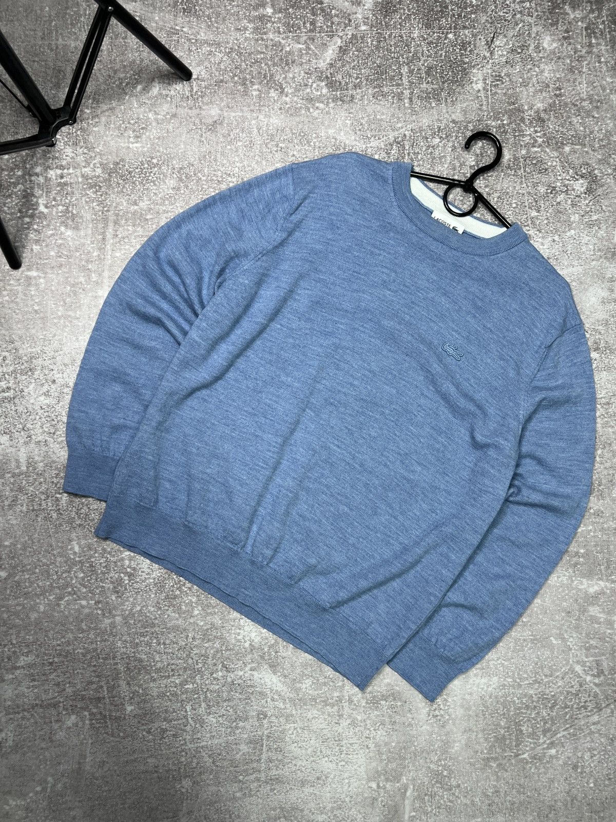 Lacoste Vintage Lacoste Sweater Wool Knit Baggy Size US XXL / EU 58 / 5 - 1 Thumbnail