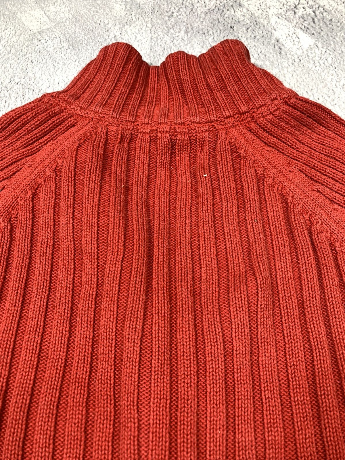 Japanese Brand × Tommy Hilfiger × Vintage Vintage Y2K ribbed zip up Tommy Hilfiger sweater old money Size L / US 10 / IT 46 - 7 Thumbnail