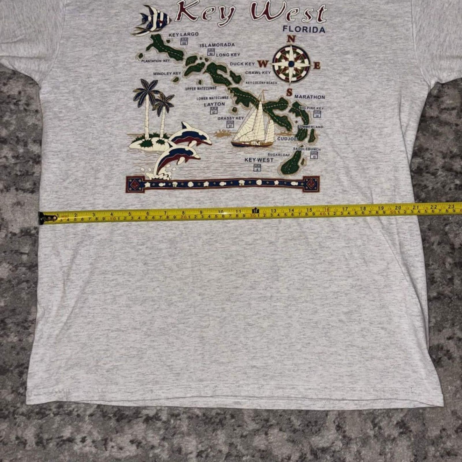 Vintage Early 00s Key West Florida Destination Tee Size US L / EU 52-54 / 3 - 5 Thumbnail