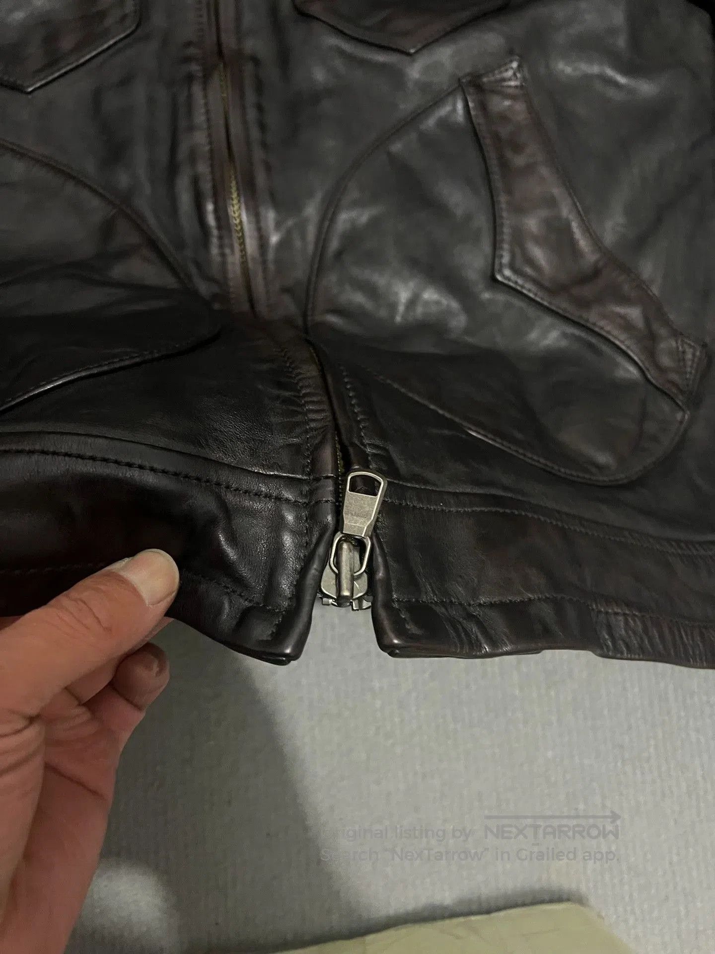 RRL Ralph Lauren Men's Leather Jacket XL Size. Size US XL / EU 56 / 4 - 5 Thumbnail