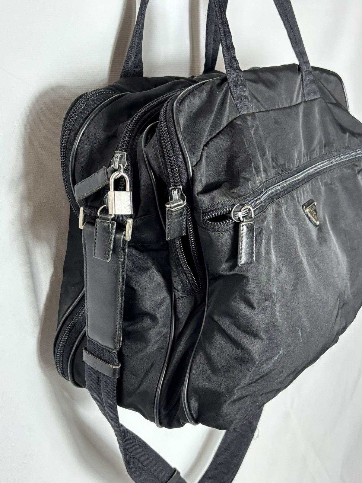 Prada × Vintage Vintage Prada Luggage Nylon Bag Size ONE SIZE - 2 Thumbnail
