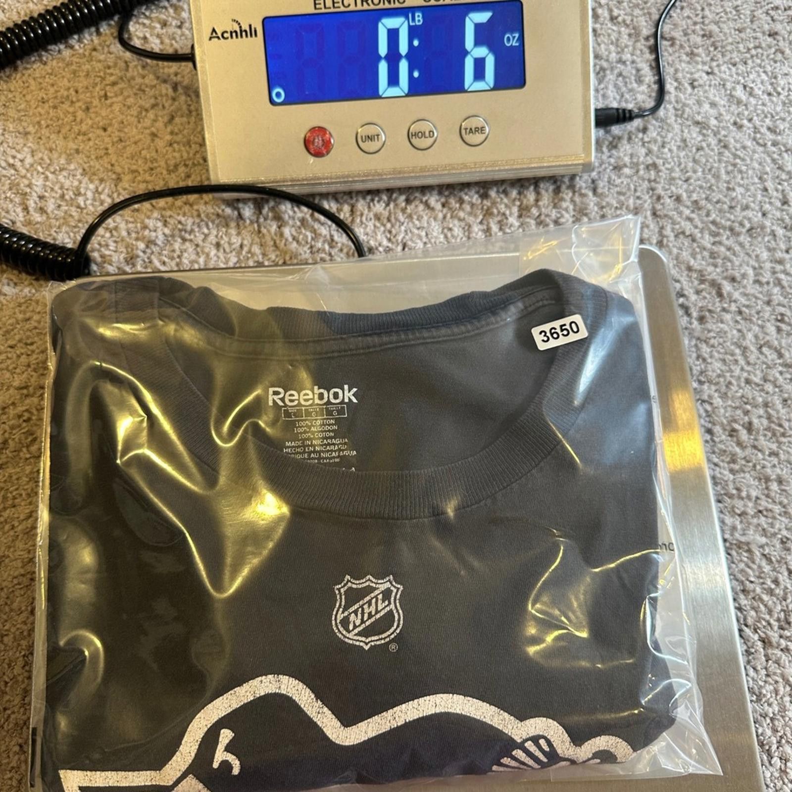 Reebok Reebok NHL Pittsburgh Penguins T Shirt Mens L Black Hockey Size US L / EU 52-54 / 3 - 6 Thumbnail