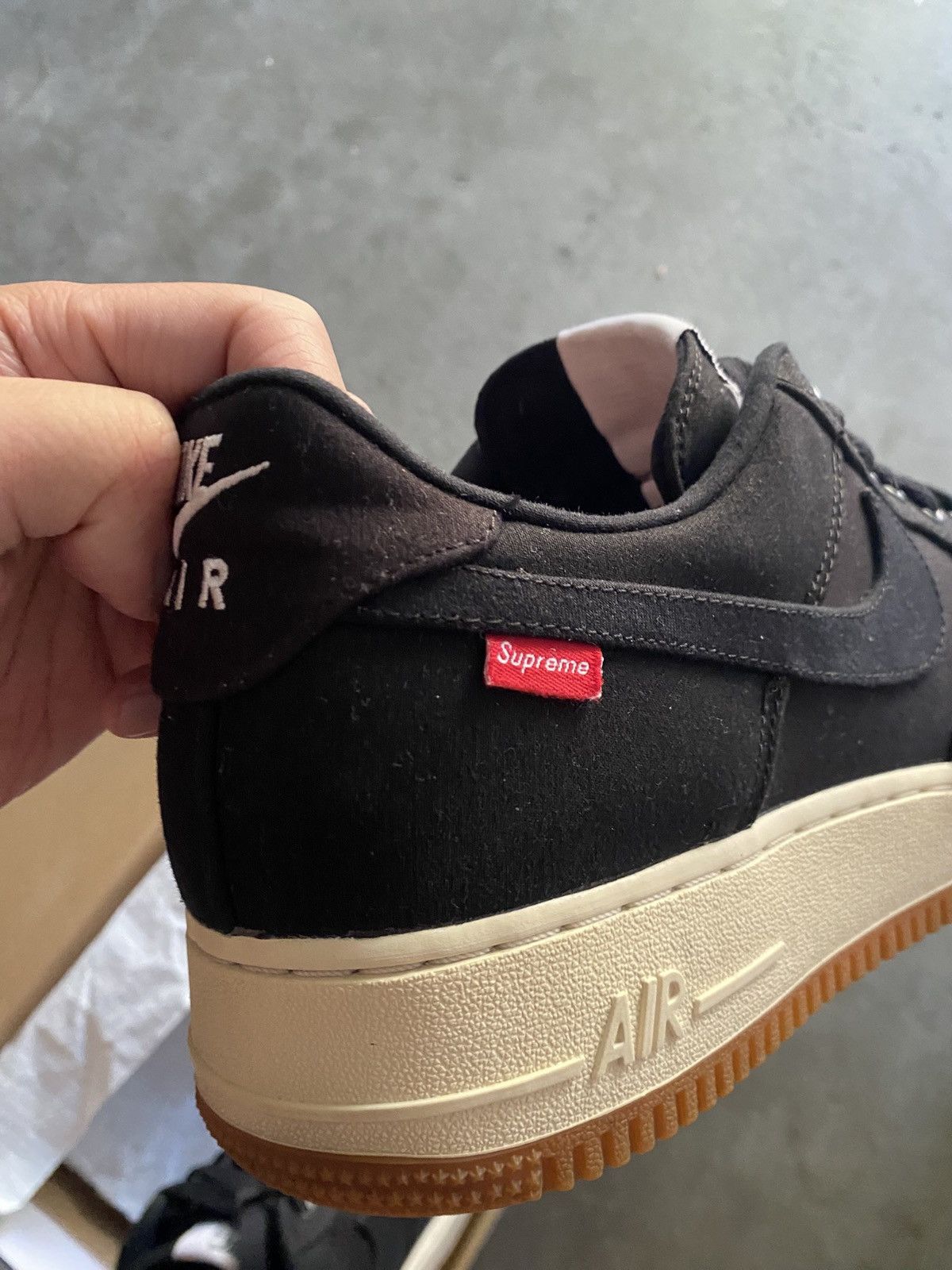 OG Nike Supreme Force Black Canvas