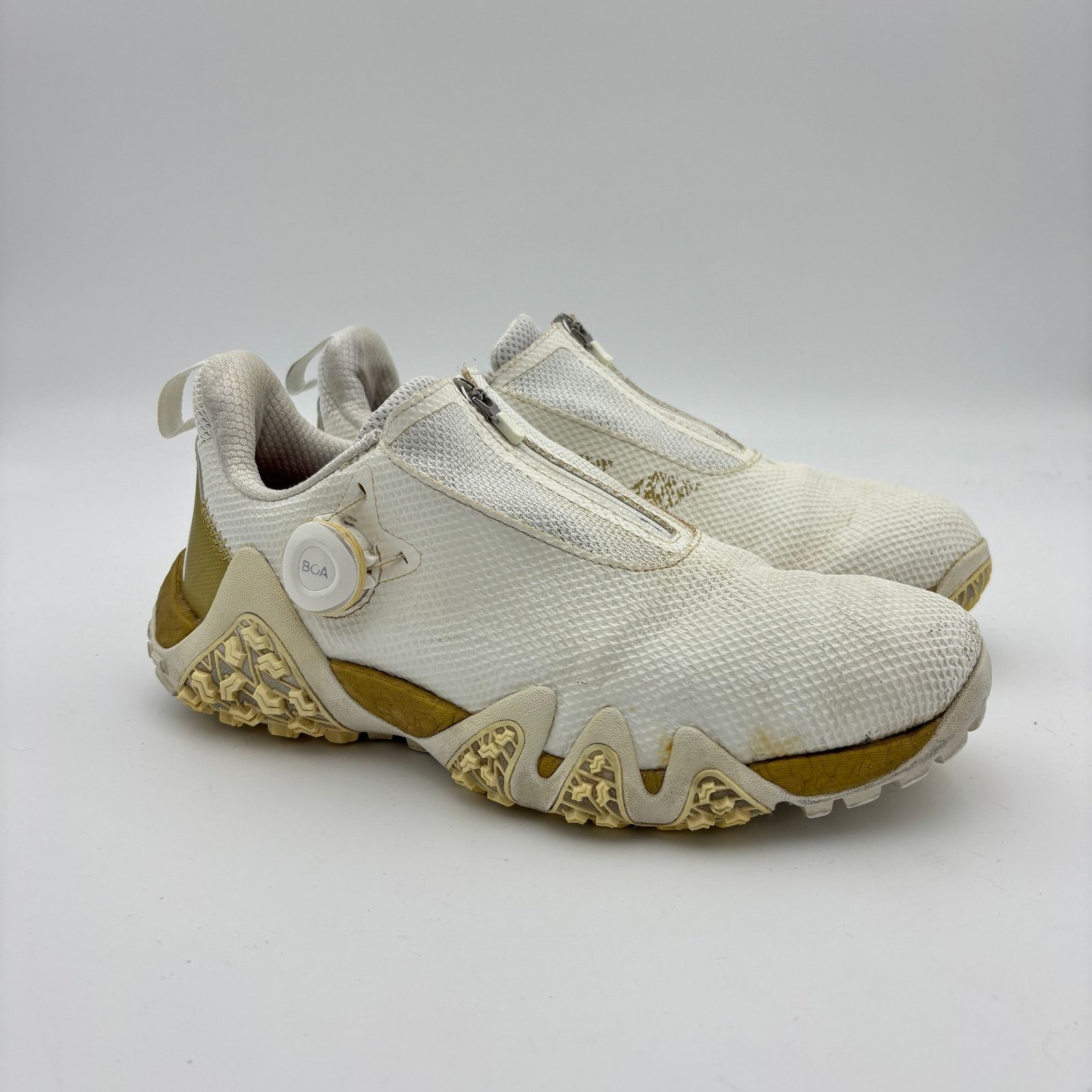 Adidas Adidas Codechaos 22 BOA White Gold Golf Shoes Men's 8 Size US 8 / EU 41 - 1 Thumbnail