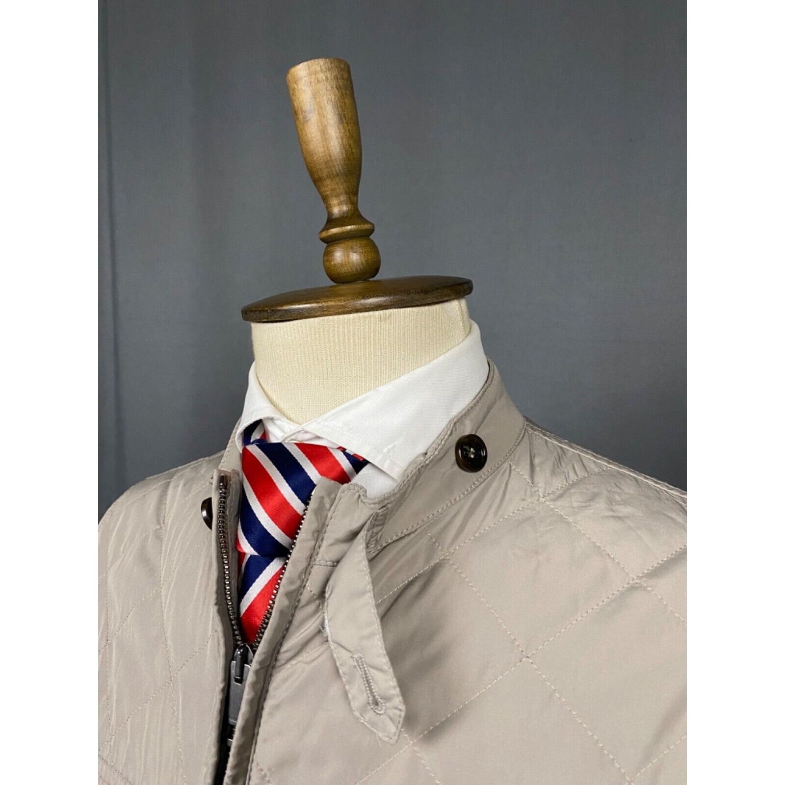 Burberry Burberry Men's Beige Quilted Vest Size XL Size US XL / EU 56 / 4 - 5 Thumbnail