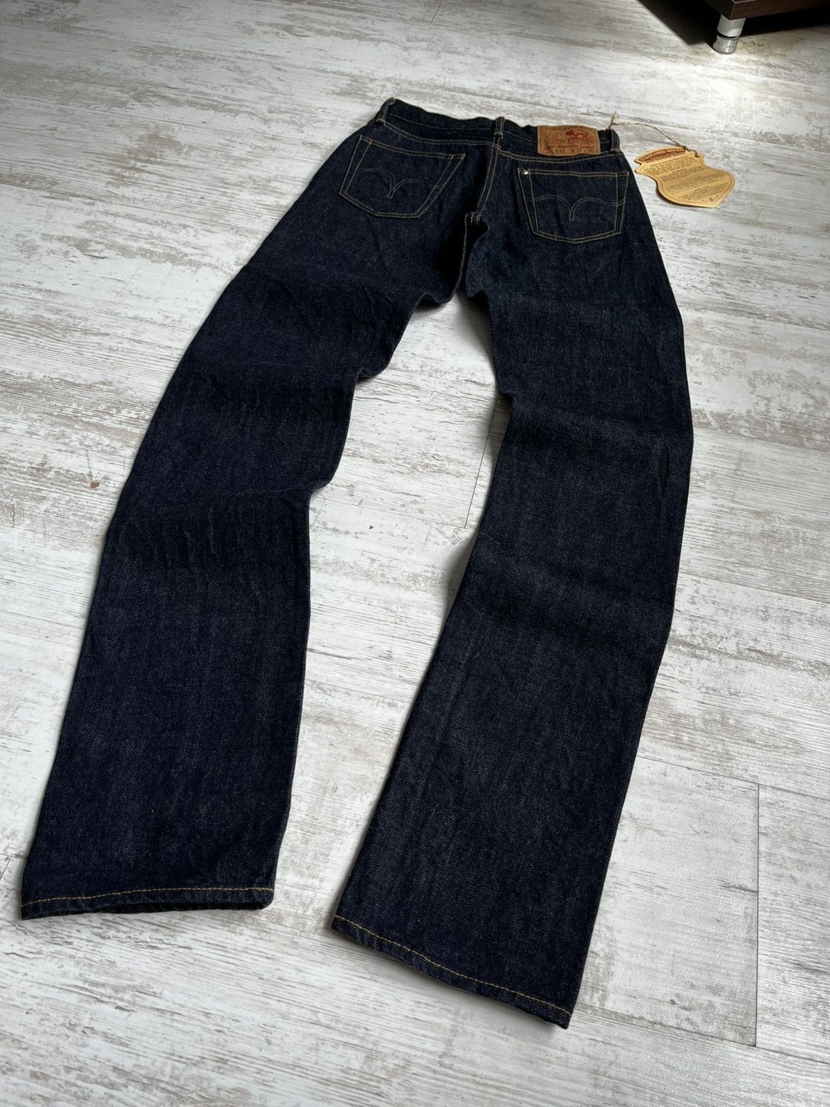 Japanese Brand Pherrows Stormy Blue Lot 441 Selvedge Blue Denim Jeans 28/36 Size US 28 / EU 44 - 2 Thumbnail