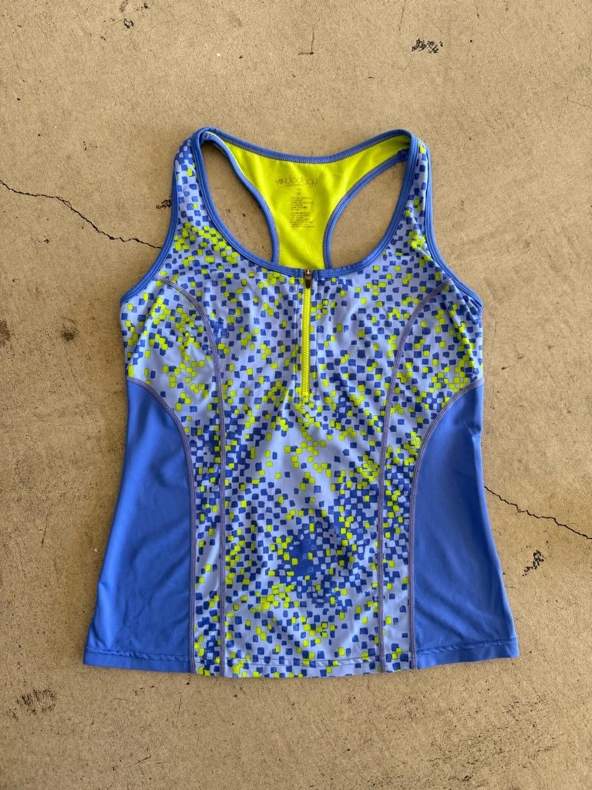 Other Ideology / Athletic Tank Top with Built In Bra Zip / blue Size M / US 6-8 / IT 42-44 - 1 Thumbnail