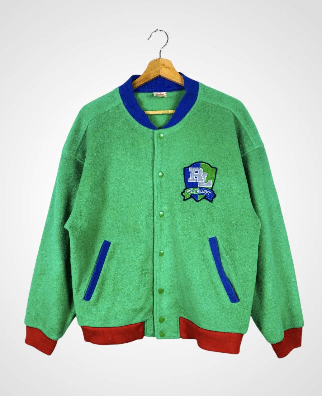 Japanese Brand Vintage Rawling Fleece Varsity Jacket Size US M / EU 48-50 / 2 - 1 Thumbnail