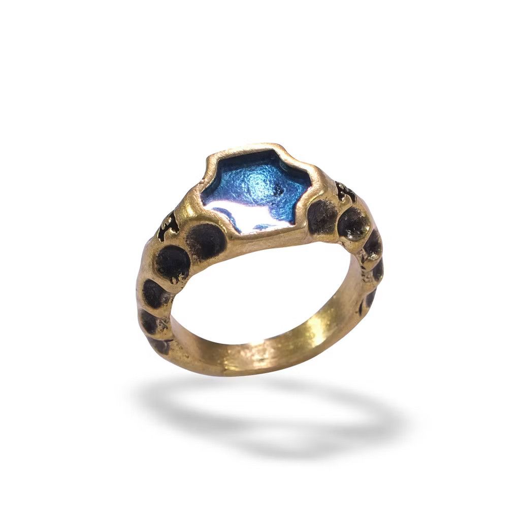 Japanese Brand Amaline golden ring Size ONE SIZE - 1 Thumbnail