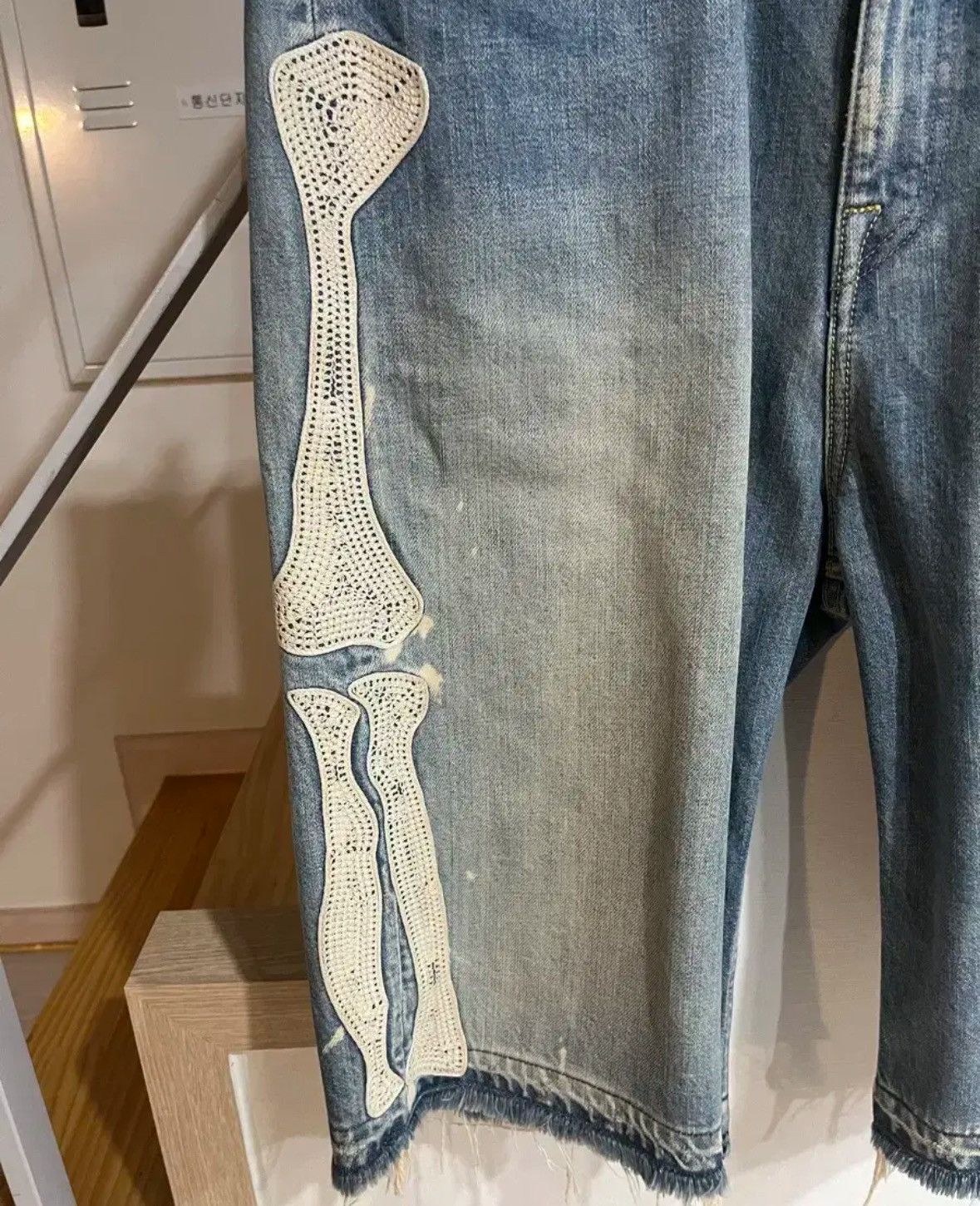 Kapital Kapital Bone Denim Shorts Size US 34 / EU 50 - 2 Thumbnail
