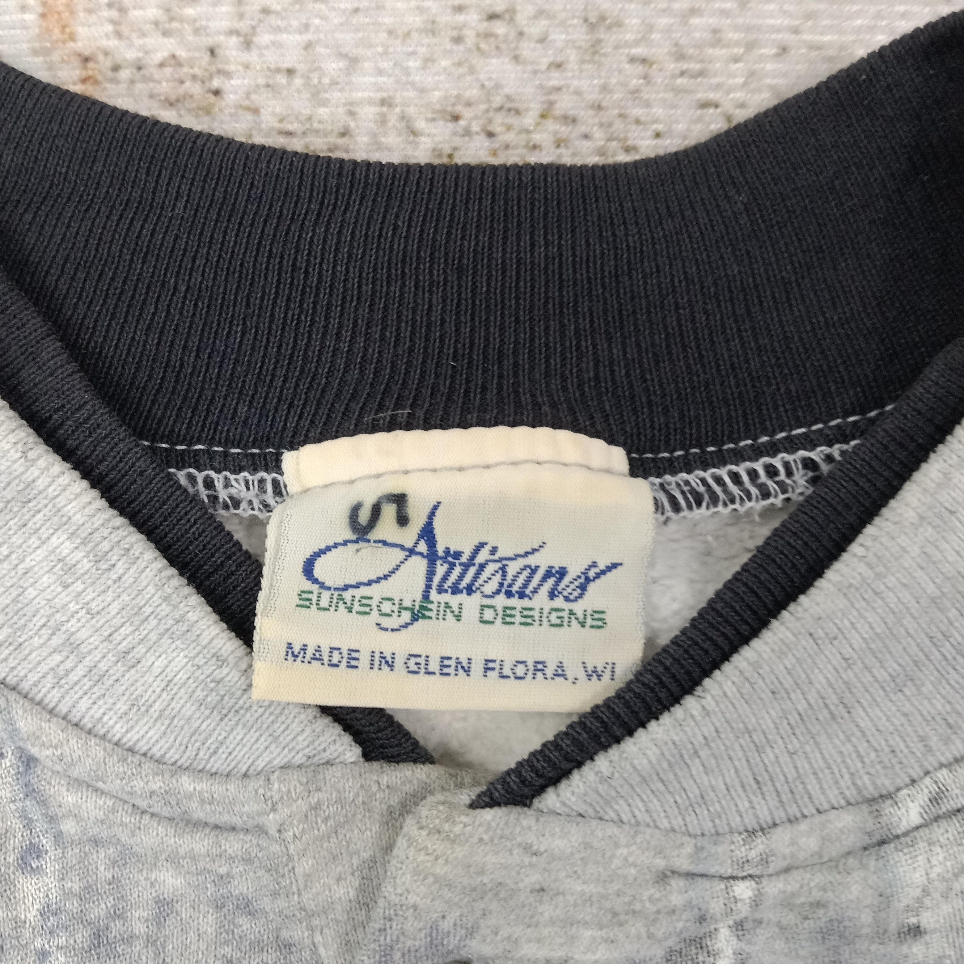 Vintage Aitisans Nature Winter Bear Sweatshirt C262N7 Size US M / EU 48-50 / 2 - 3 Thumbnail